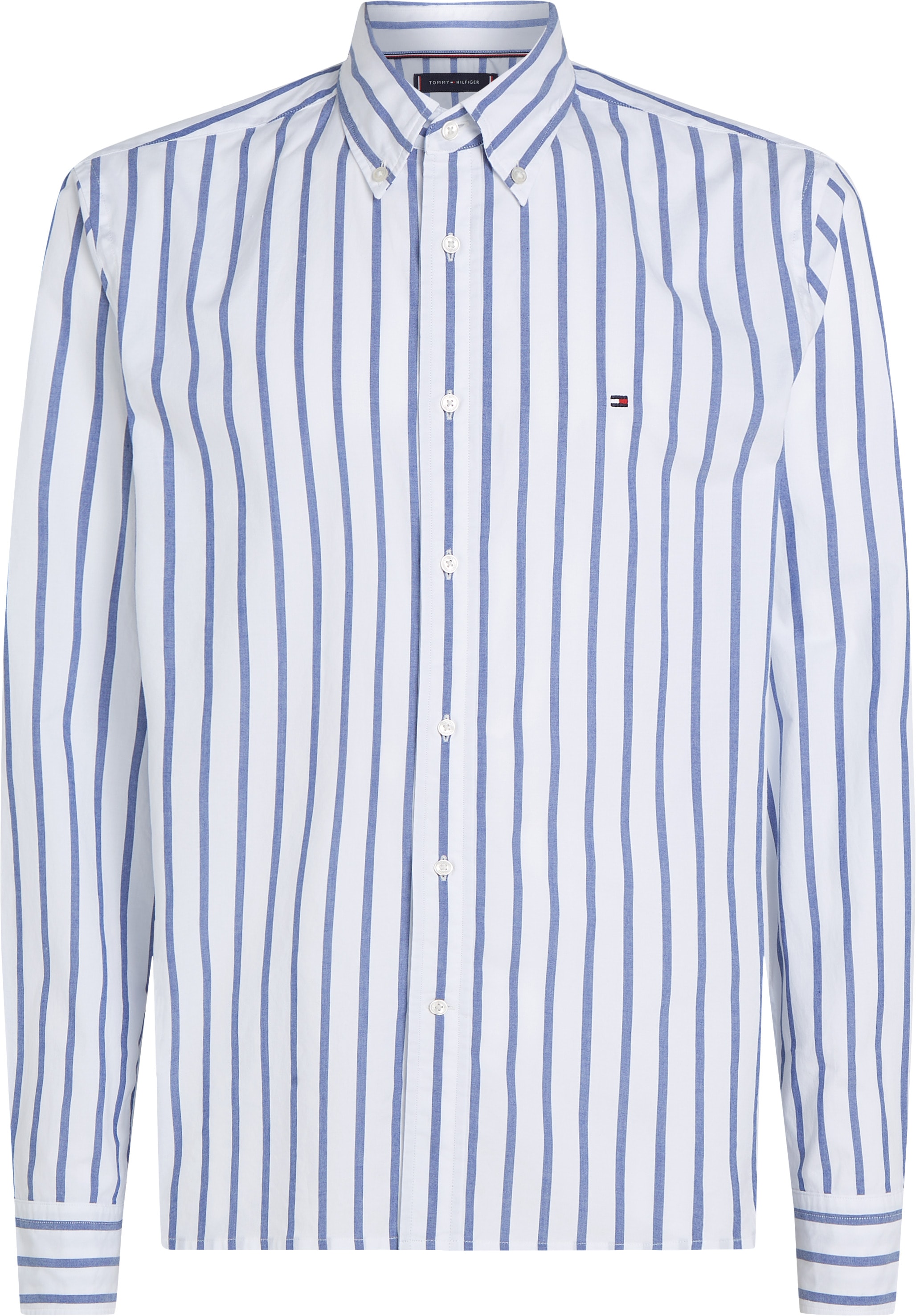 Tommy Hilfiger Businesshemd »FLEX POPLIN NAUTICAL STP SHIRT«