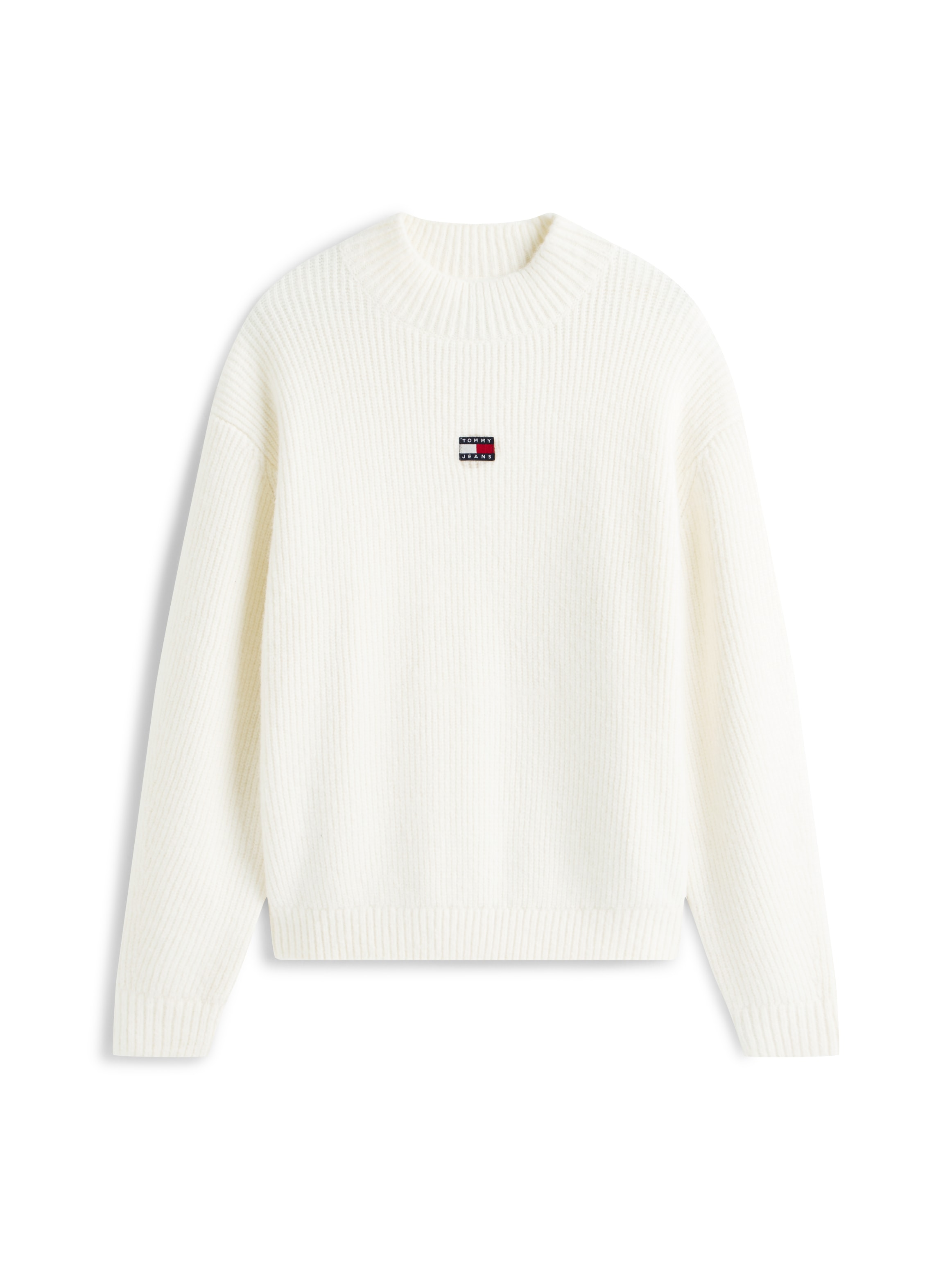 Tommy Jeans Strickpullover »TJW MOCKNECK BADGE SWEATER EXT«