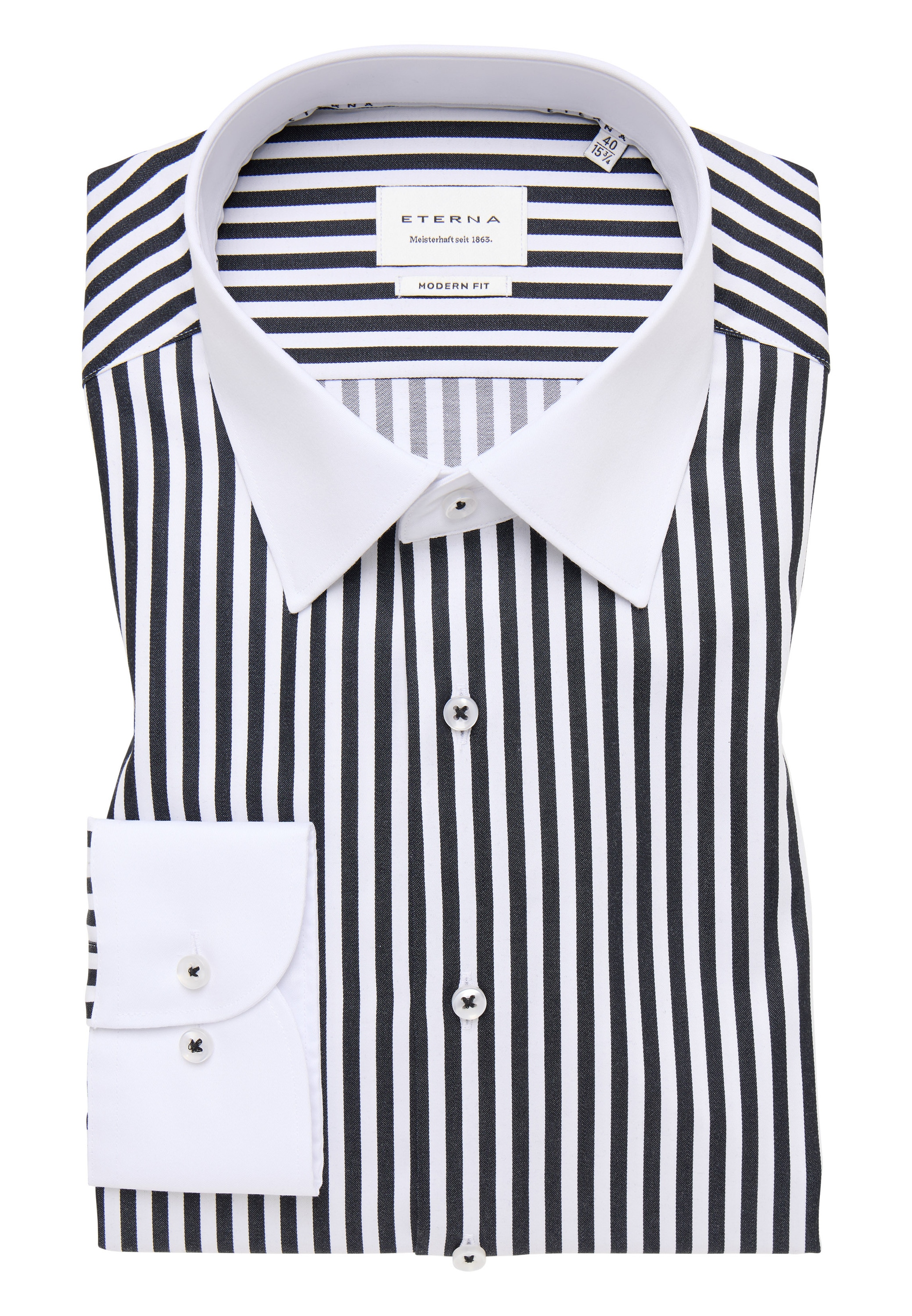 Eterna Langarmhemd »MODERN FIT« NON IRON (bügelfrei)