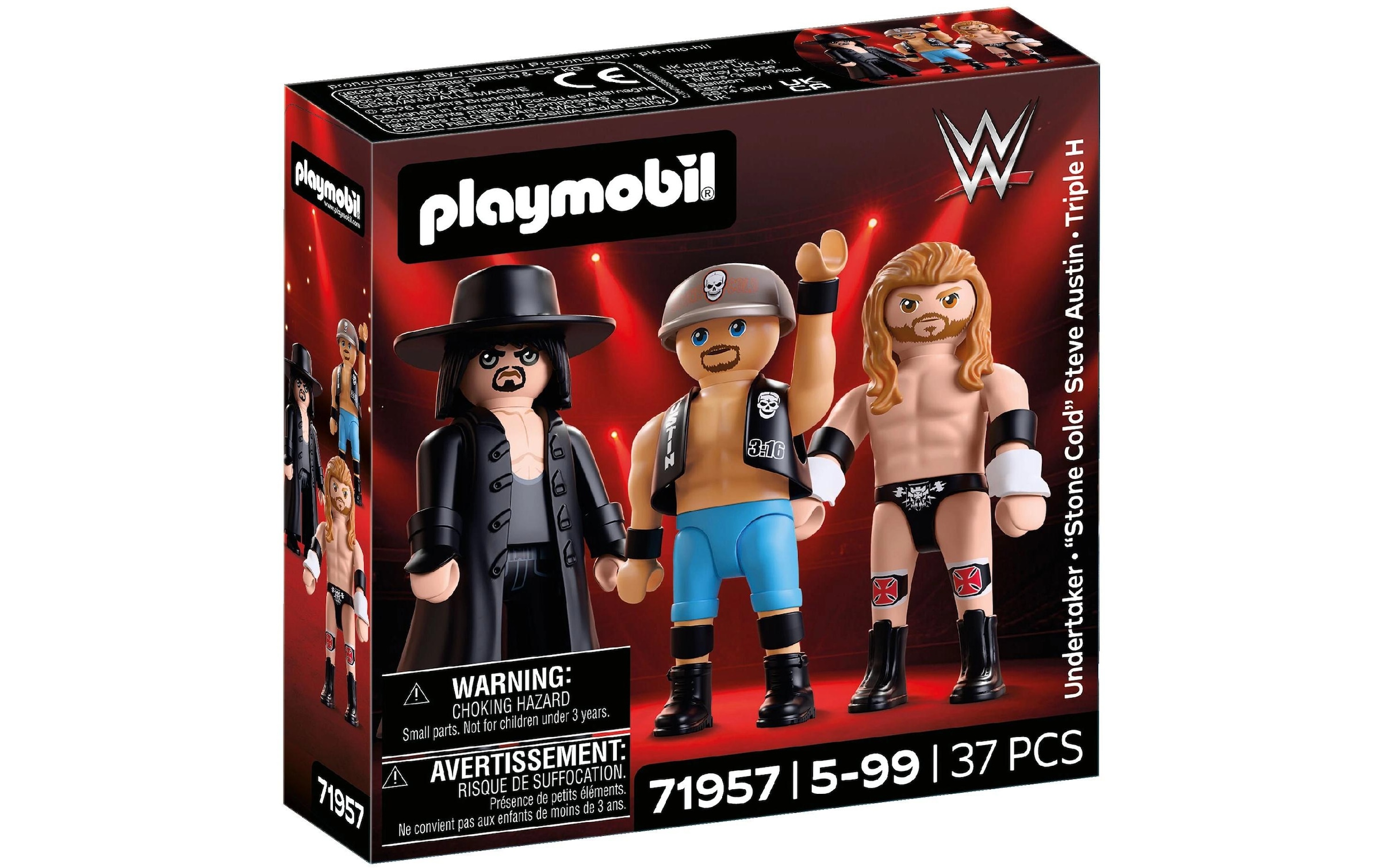 Playmobil® Konstruktions-Spielset »WWE Attitude Era Multipack (71957), WWE« Made in Europe