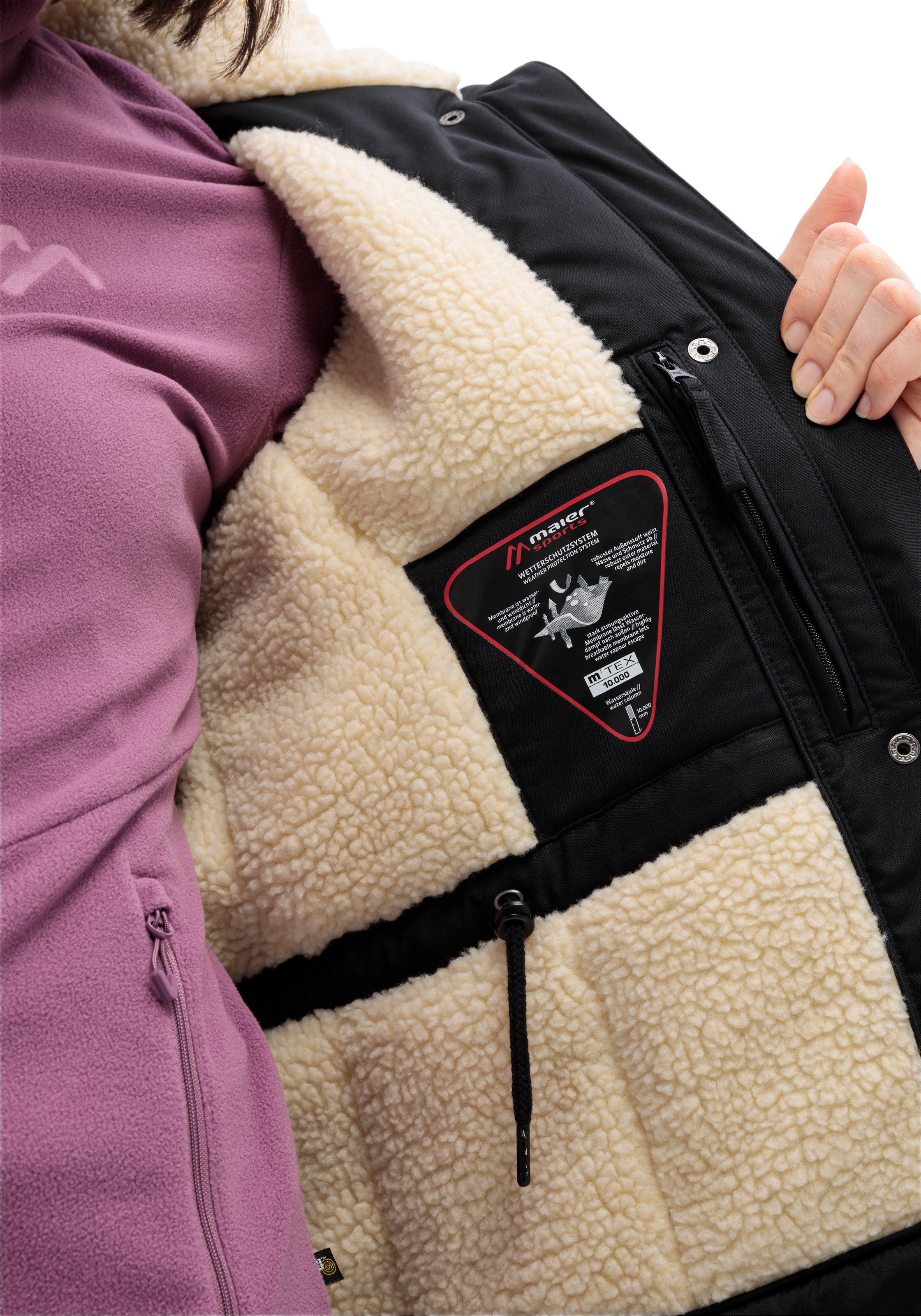 Maier Sports Veste fonctionnelle »KATRINE« veste outdoor femme, respirante et imperméable