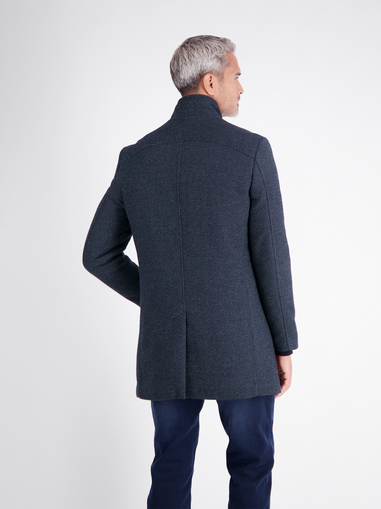 LERROS Manteau en laine mit Reissverschluss und Knopfleiste