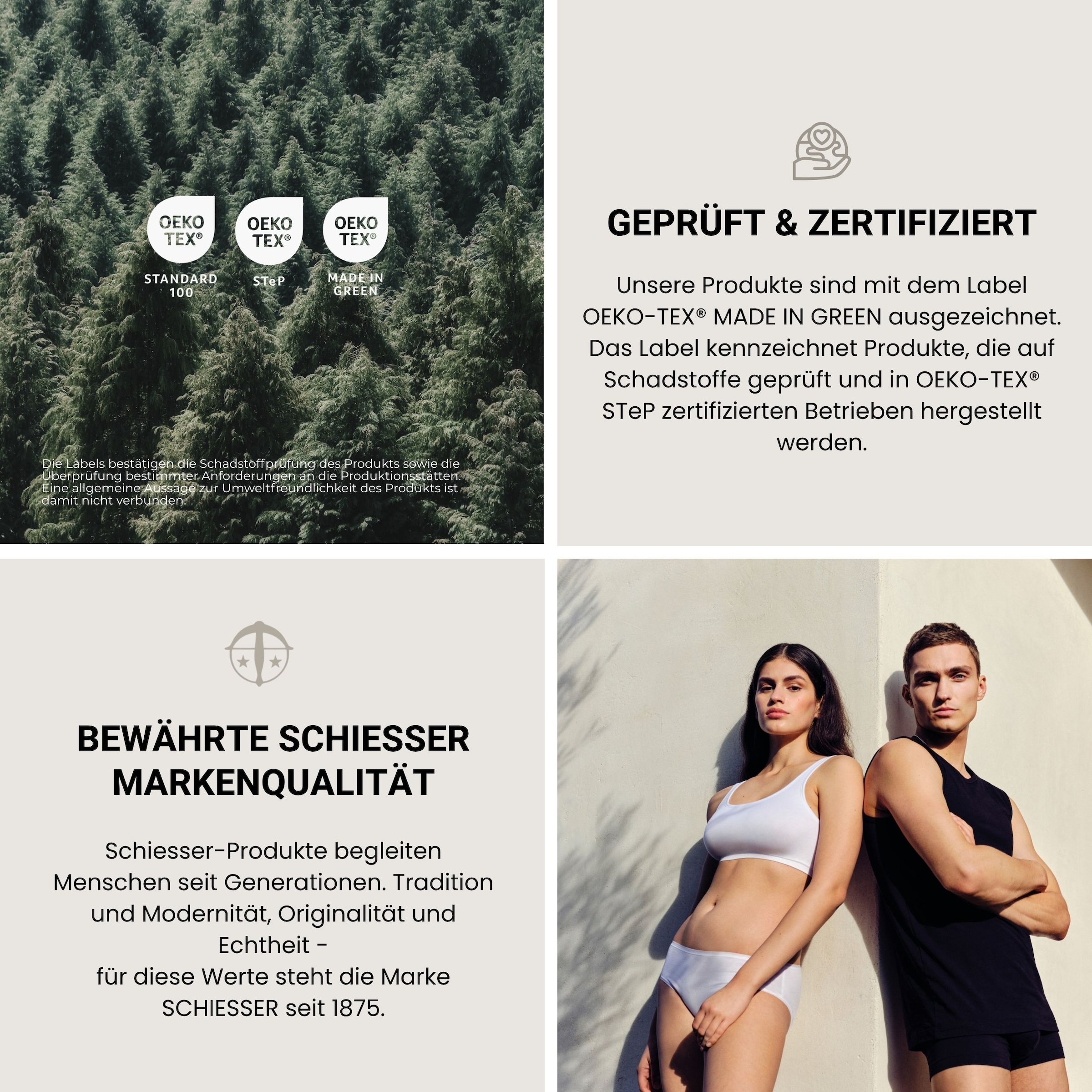 Schiesser Bettlaken »Smoothy aus glatter Baumwolle in klassischer, hotelinspirierter Optik« Oeko-Tex® zertifiziert