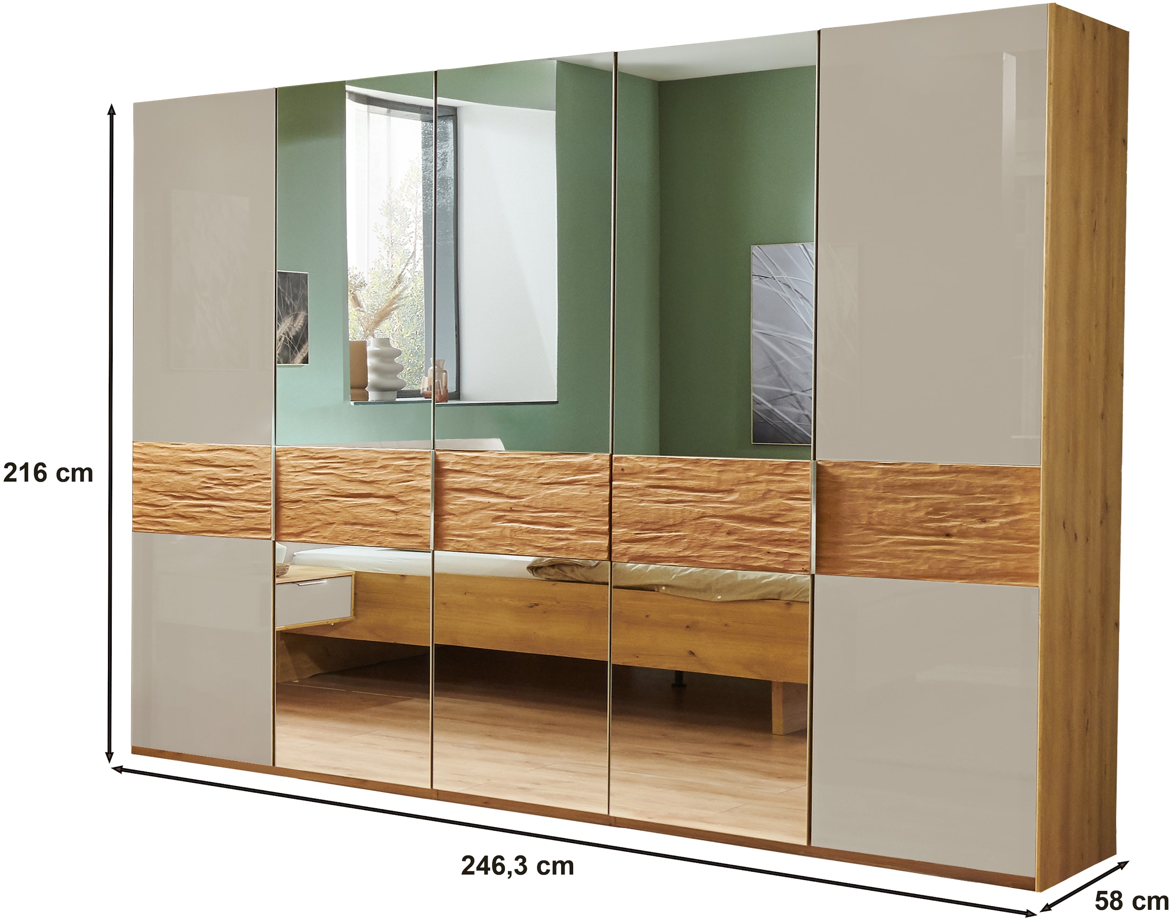 WIEMANN Kleiderschrank »Cordoba« inkl. Türendämpfung