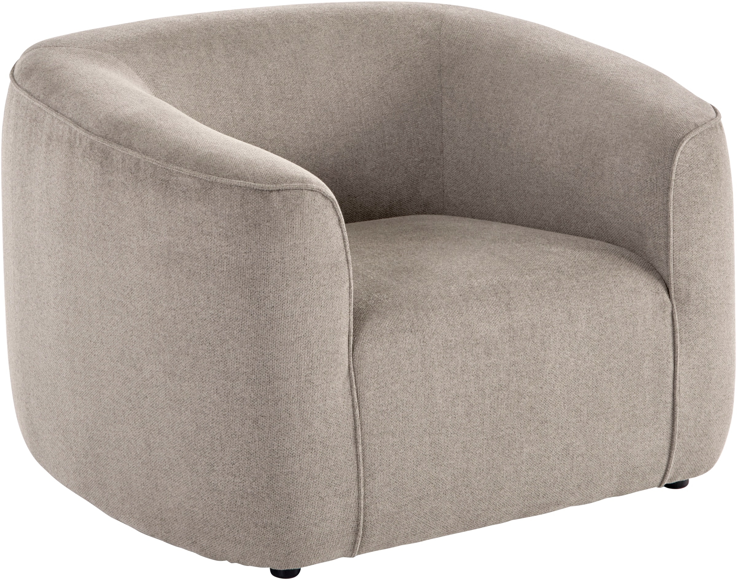 LeGer Home by Lena Gercke Sessel »LYZA Relaxsessel, Loungesessel, Masse B/T/H: 113/95/71 cm« organische Form, mit Wellenunterfederung, gemütlich und modern