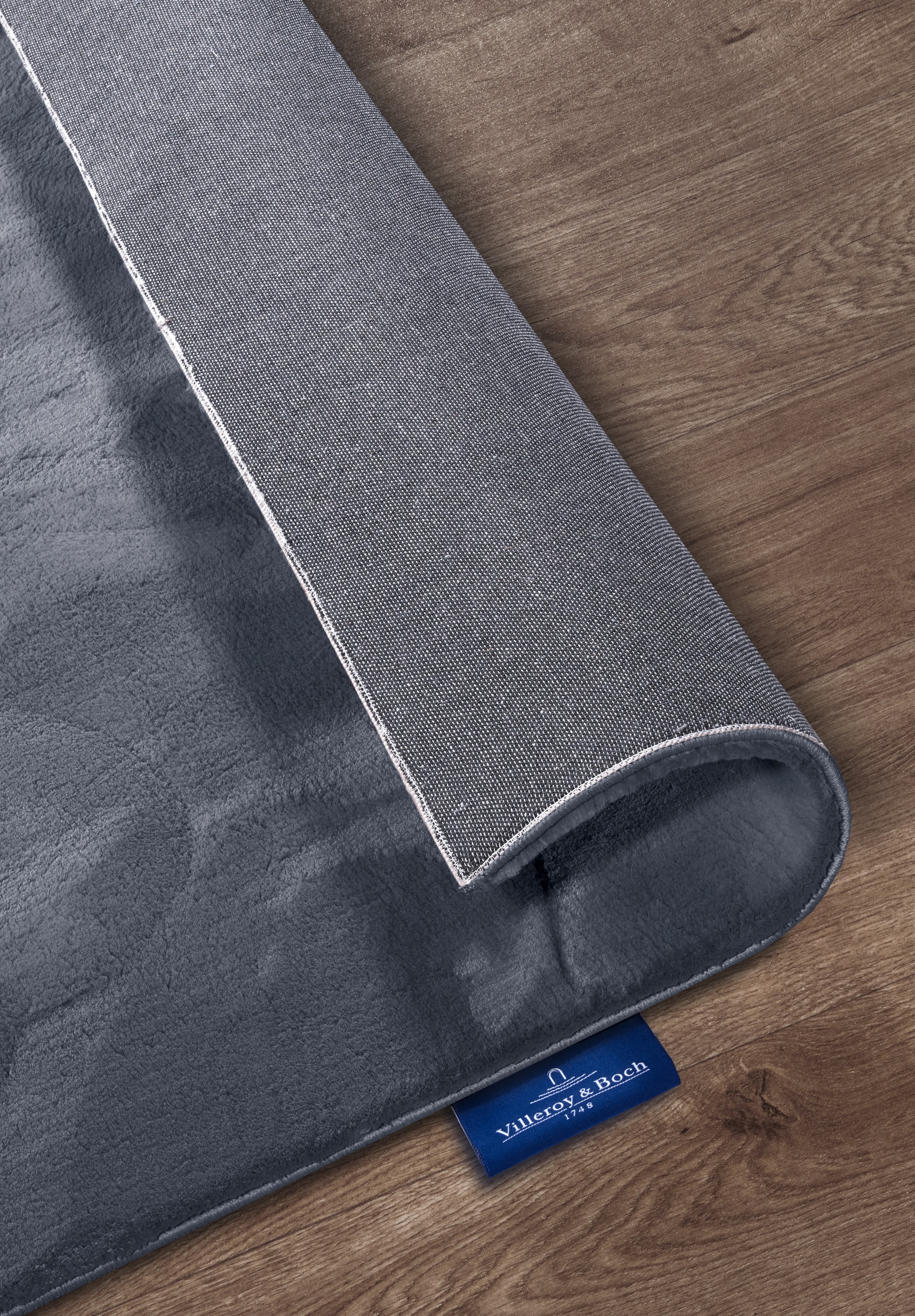 Villeroy & Boch Tapis »Leon« Rectangulaire 15 mm Höhe Langflor, Shaggy, uni, flauschig weich, glänzend, Kaninchenfell Haptik