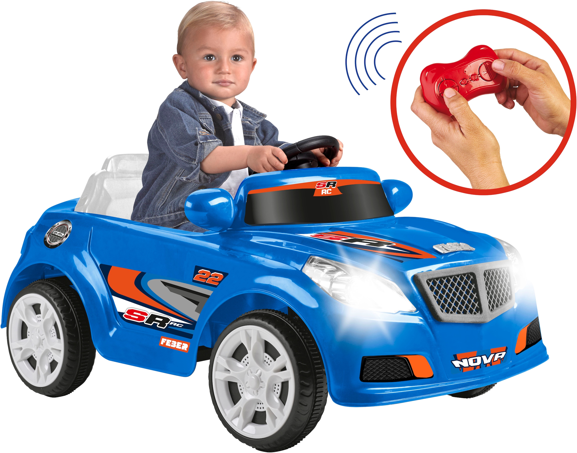 Feber® Elektro-Kinderauto »Feber Twinkel Car R/C CE« ab 3 Jahren