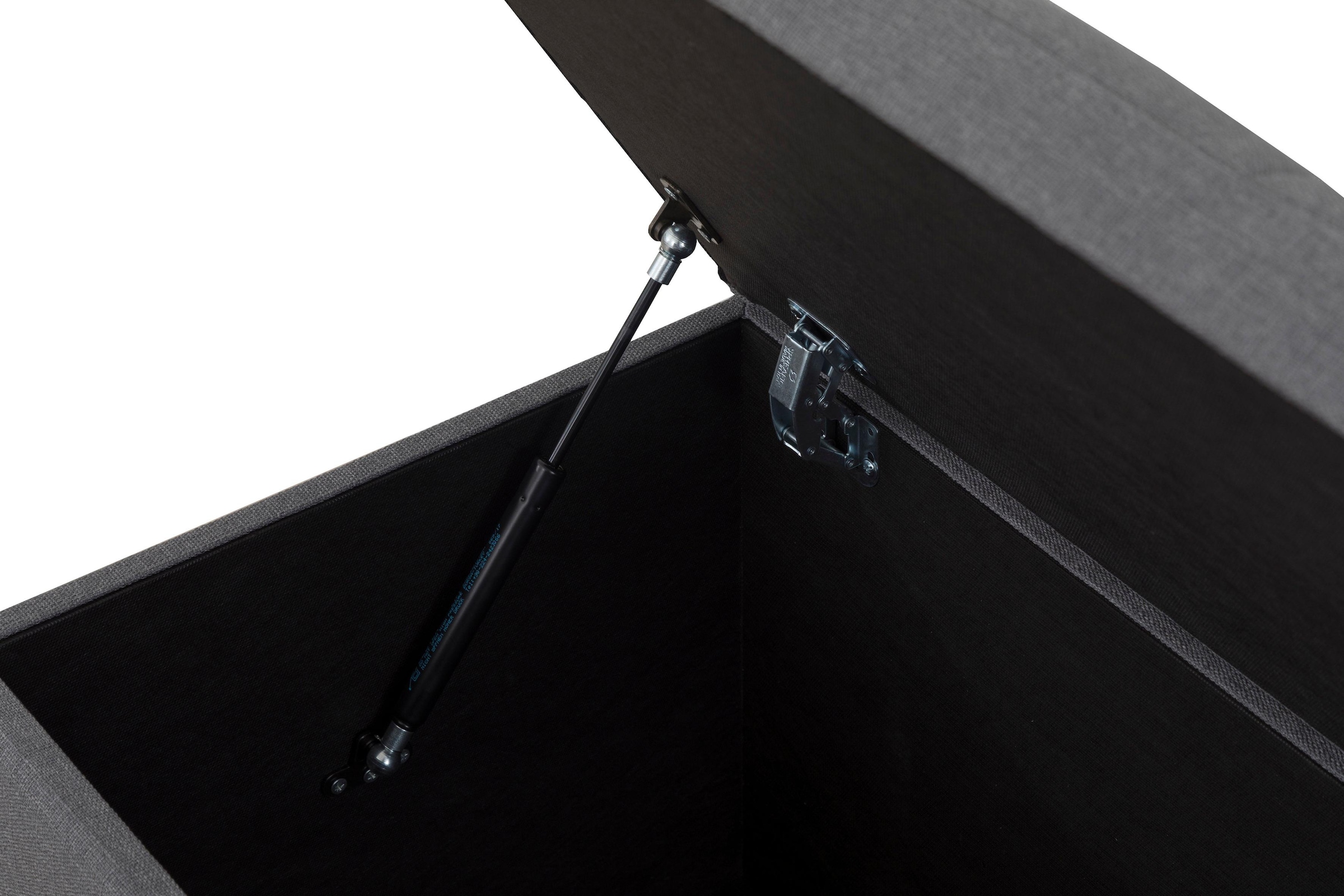 PLACES OF STYLE Hockerbank »Knobbed« Hockerbank mit Stauraum, Breite 120 cm und 160 cm