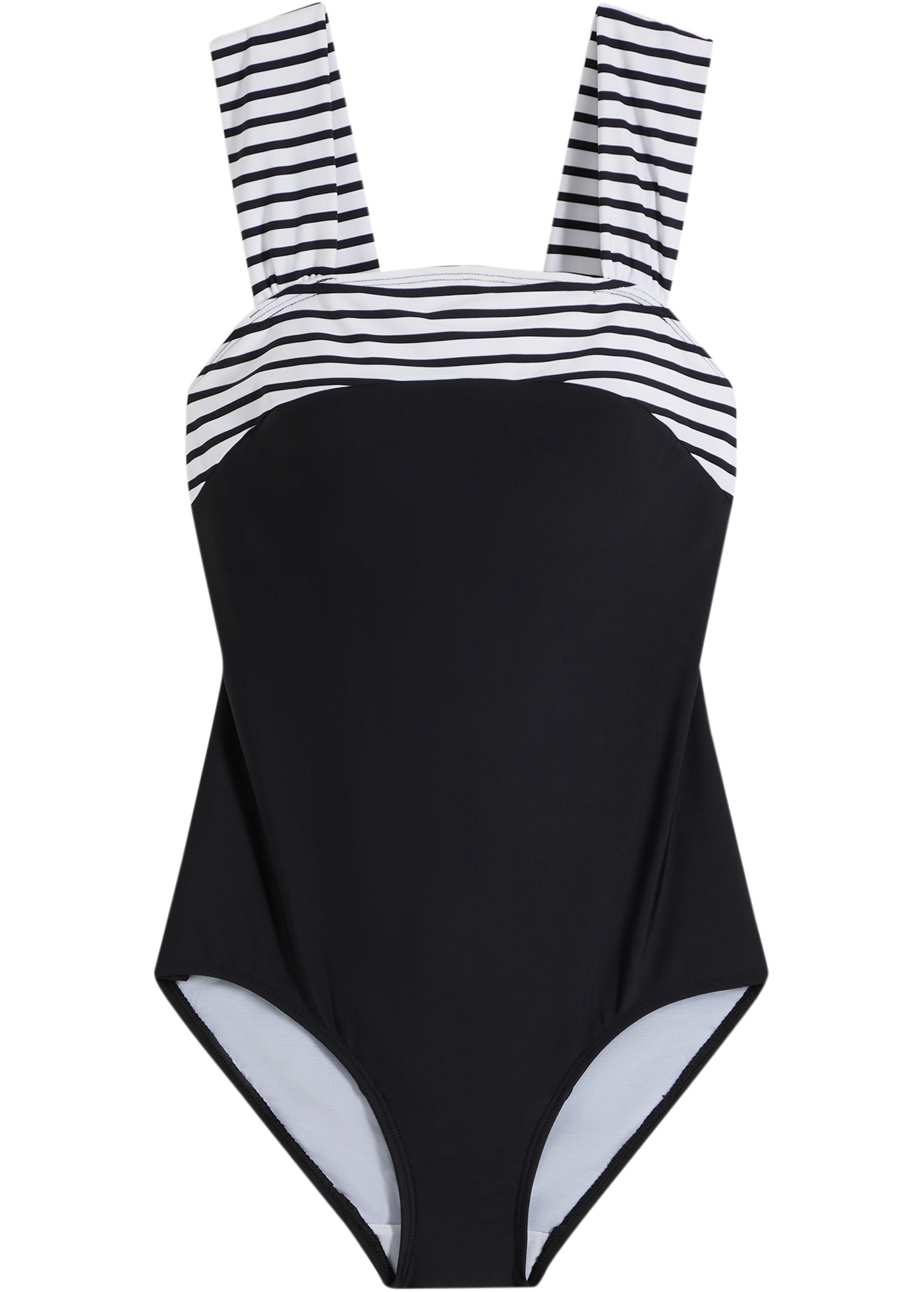 bonprix Maillot de bain 1 cuis figurformendes Material, sportlicher Stil, mit Netzfutter