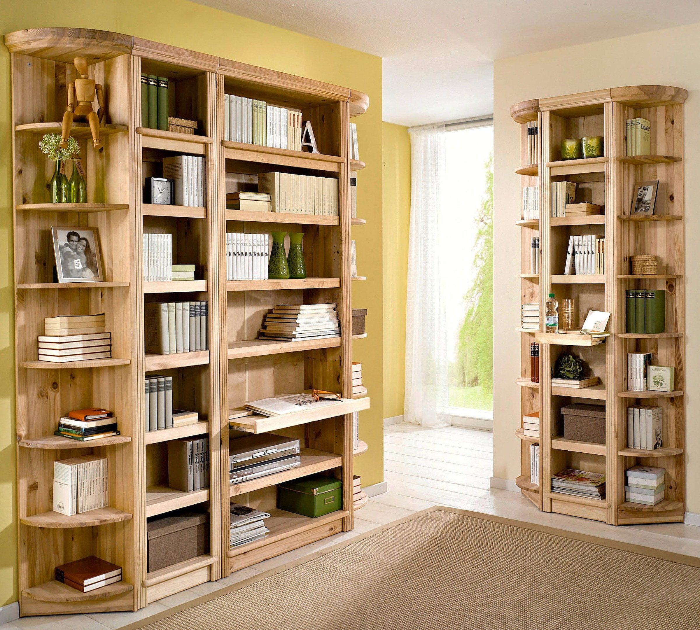 Home affaire Elément de rangement »Soeren« aus massiver Kiefer, ausziehbarer Ablageboden