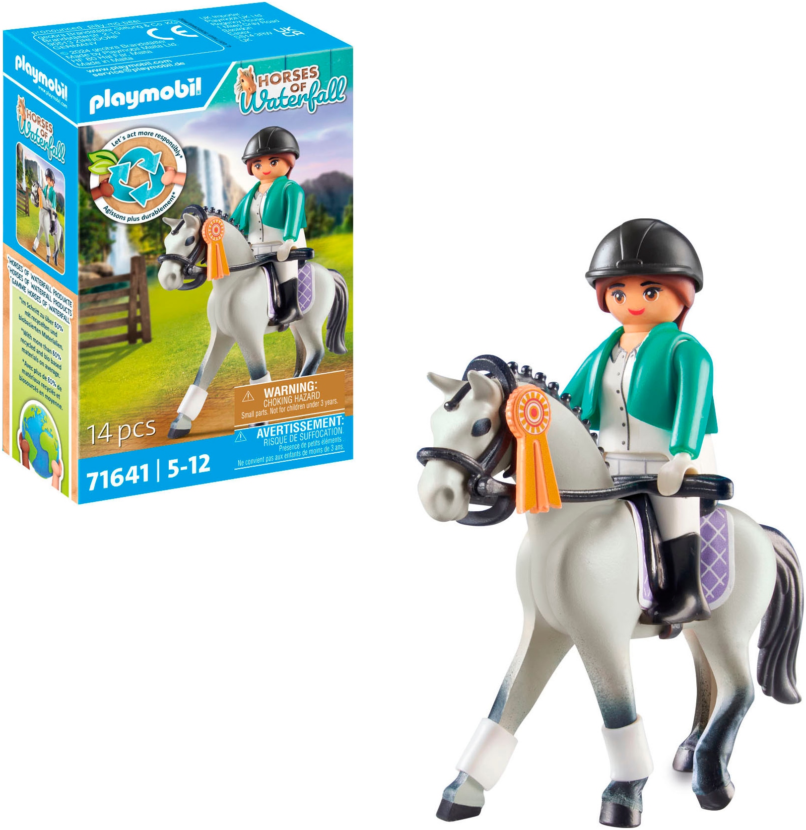 Playmobil® Jeu de construction »Turnierreiterin (71641), Horses of Waterfall« Made in Europe