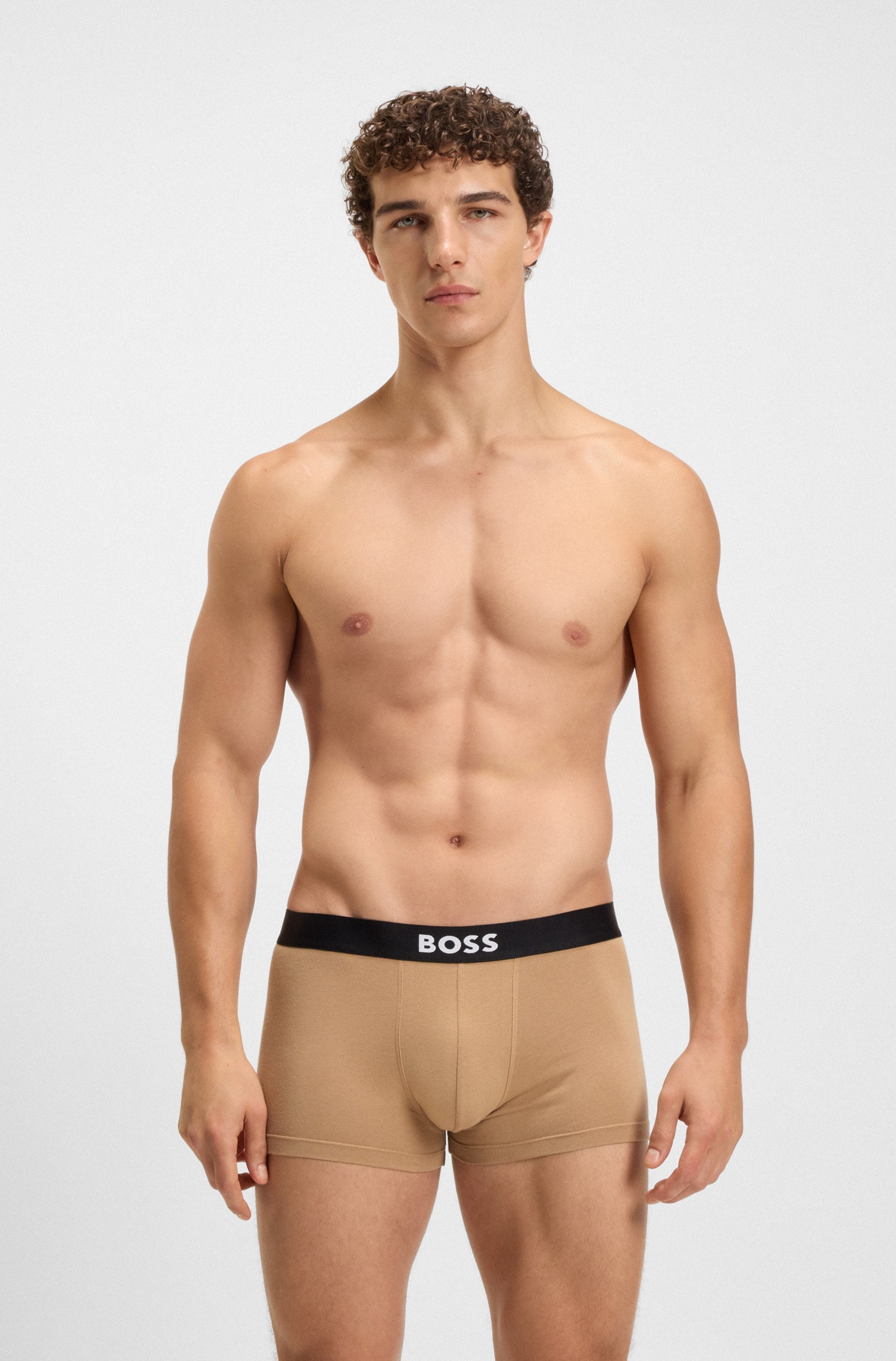 BOSS Trunk »3P Trunk BOSS ONE« mit unifarbenen Bund