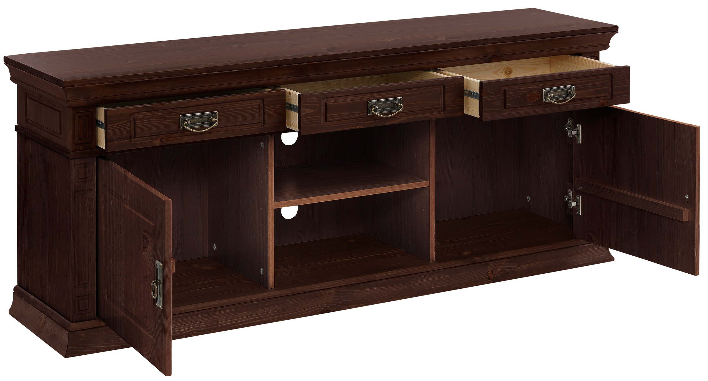 Home affaire TV-Board »Vinales« Breite 158 cm, mit 3 Schubladen