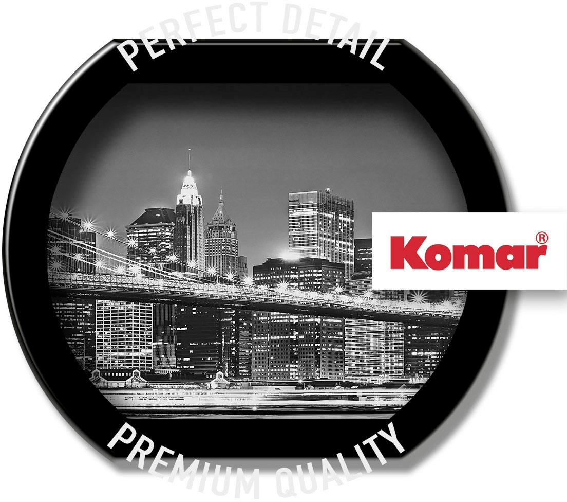 Komar Vliestapete »Digitaldruck Vlies -  Brooklyn Bridge - Grösse 400 x 140 cm« bedruckt glatt Wohnzimmer, Schlafzimmer