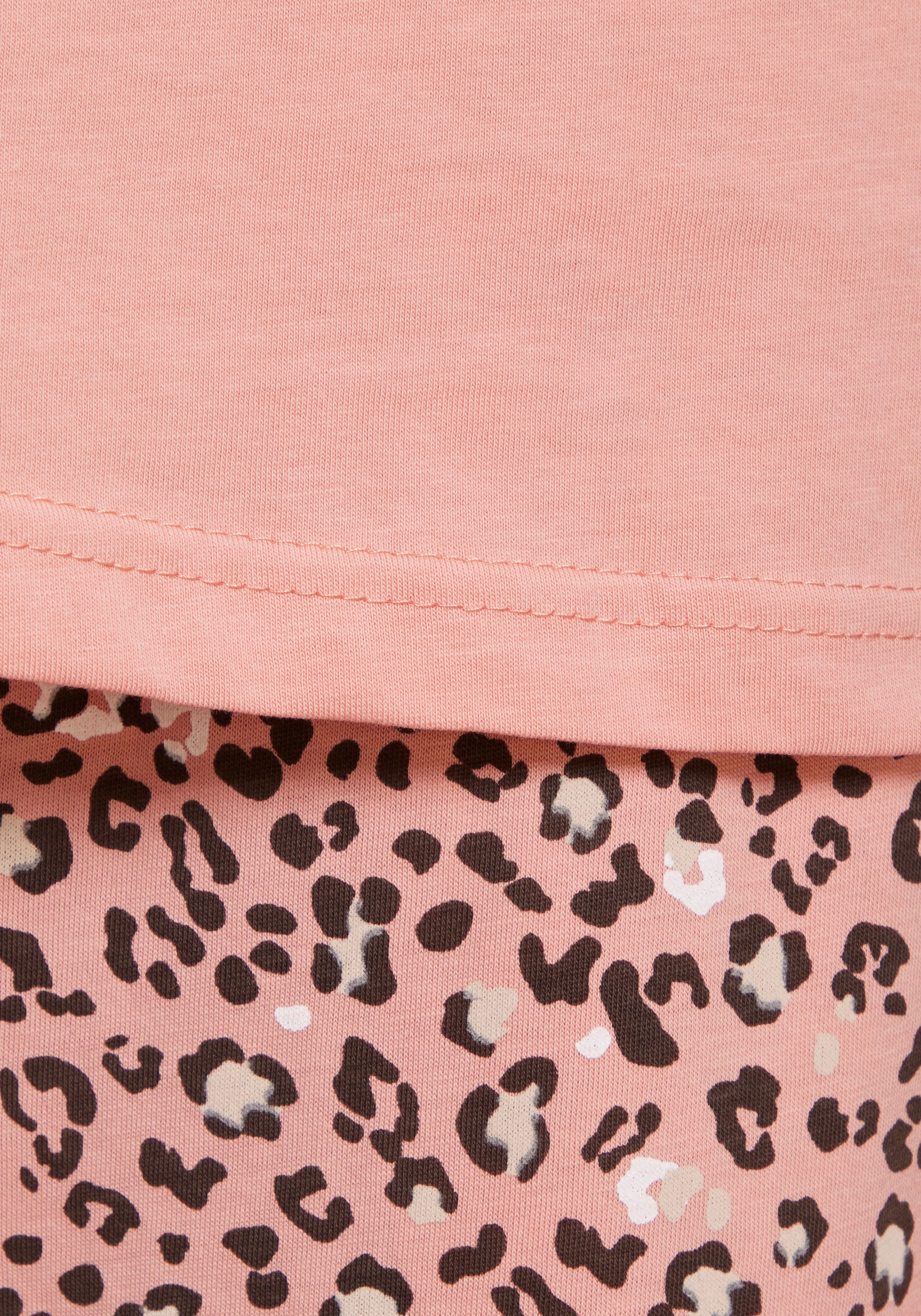 Vivance Dreams Pyjama capri 2-teilig, 2 pièces mit schönem Animalprint