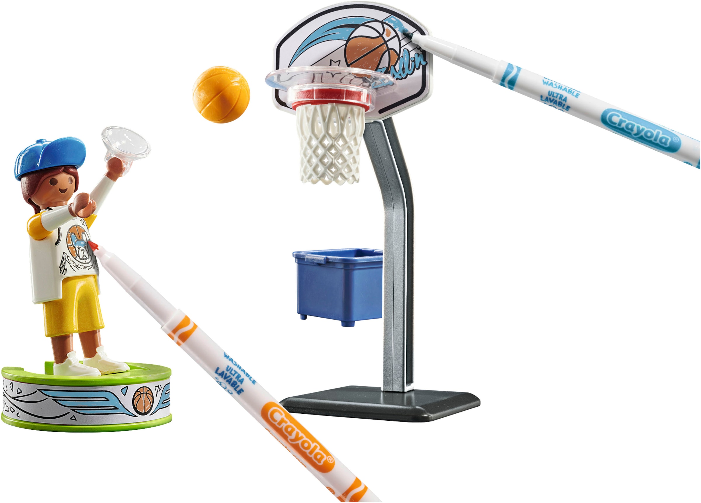 Playmobil® Jeu de construction »Skater mit Basketball (71516), Color« Made in Europe