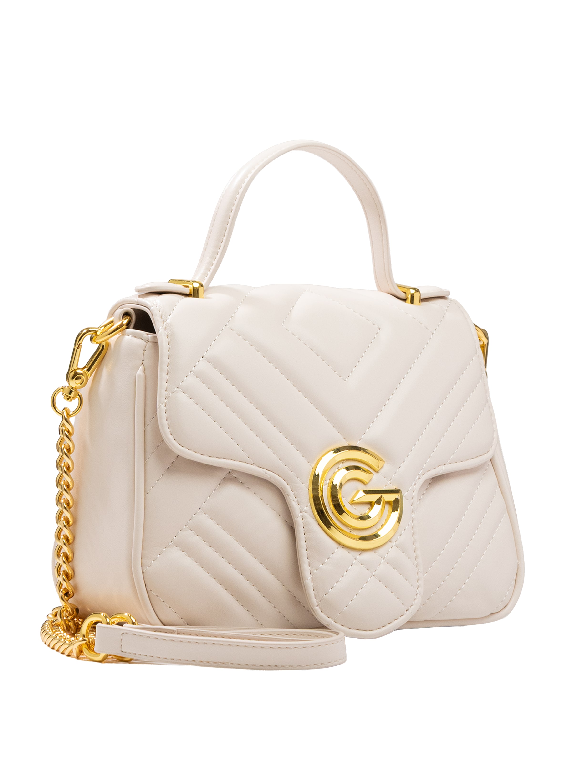 Gabriella GUCCI Sac à main »KATTY« Sac bandoulière pour femme, sac à main, sac de transport avec décoration logo
