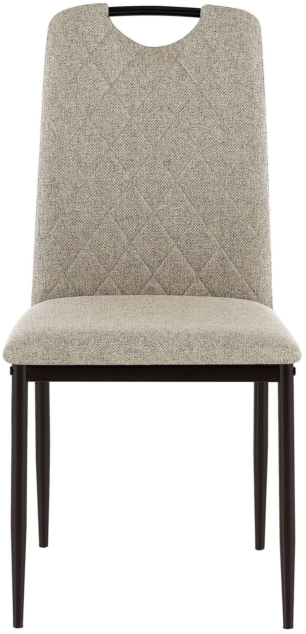 GOODproduct Esszimmerstuhl »Rom« (Set) 2 Stk.bequemer Stuhl mit hochwertigem Stoffbezug und Griff im Rücken