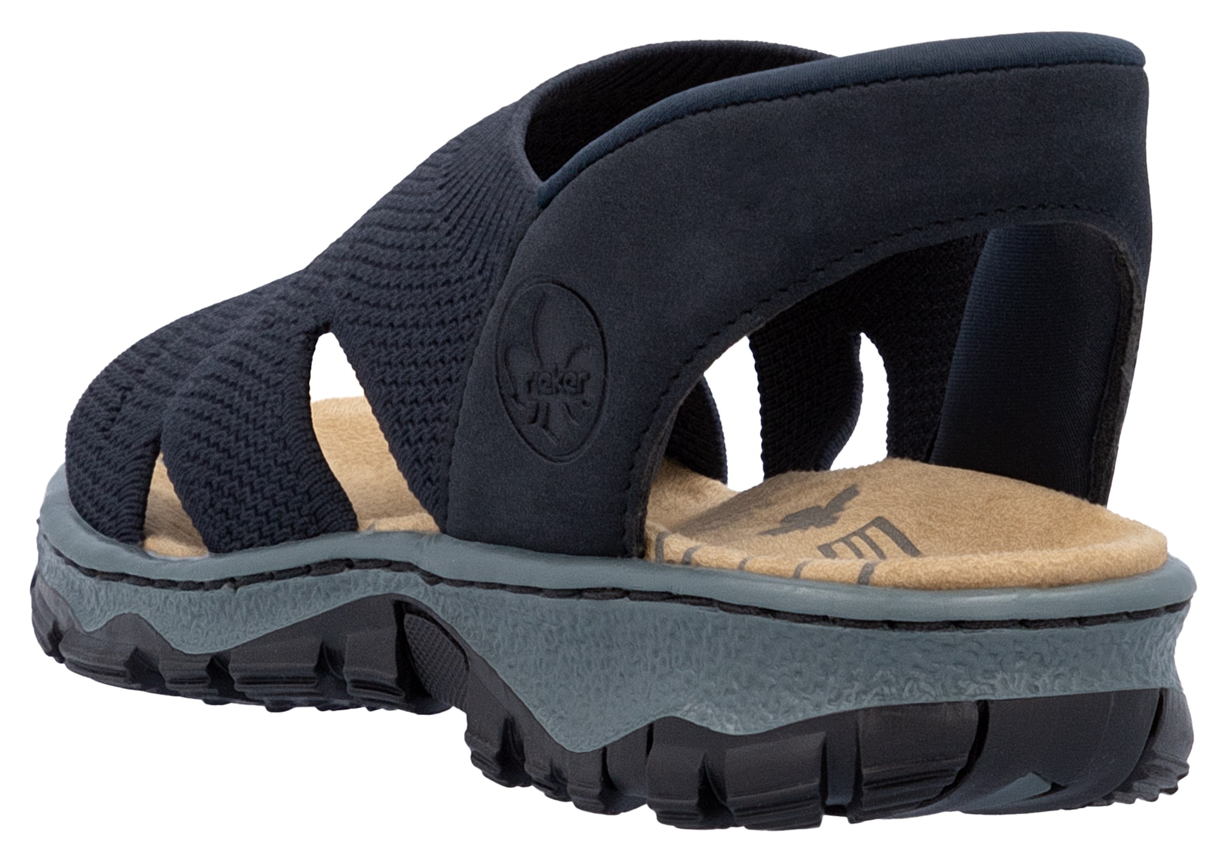 Rieker Sandale  Trekkingsandale, Outdoorsandale, Sommerschuh mit Elastik-Einschlupf