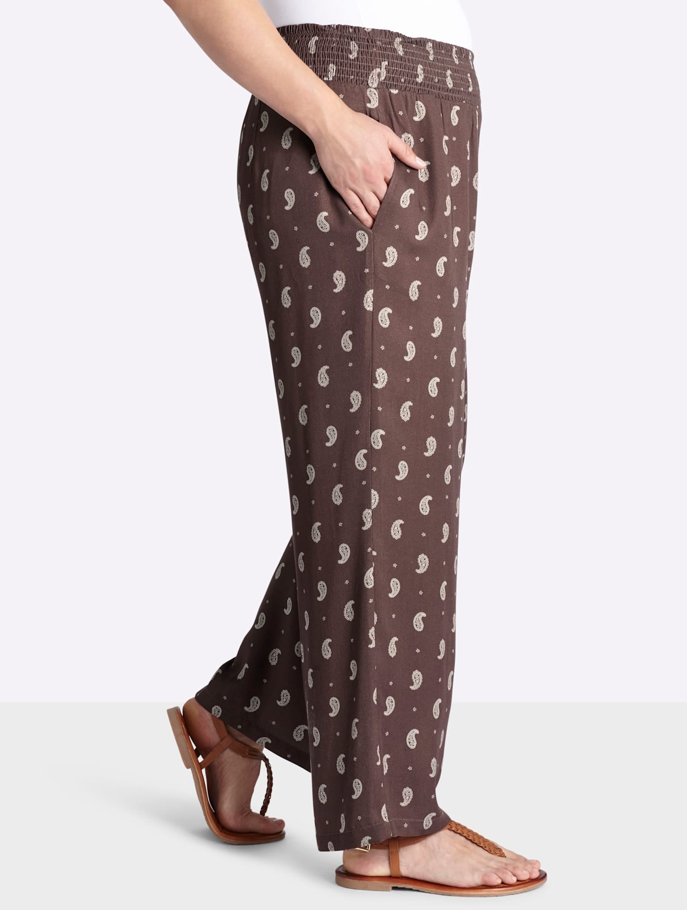 Sheego Pantalon à enfiler