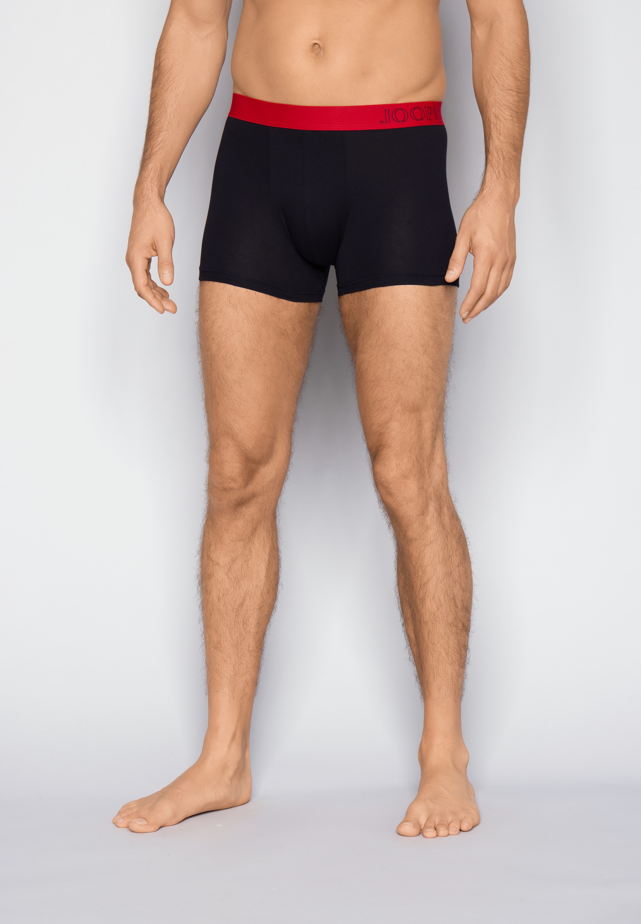 JOOP! Boxers »Everyday« 3er Pack,  ohne Eingriffe, Cornflower-Design, elastischer Logobund