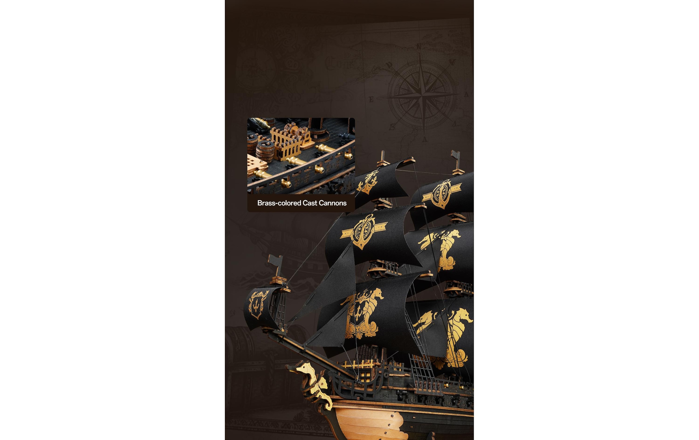   Modellbausatz »RoboTime Seepferd Barke«