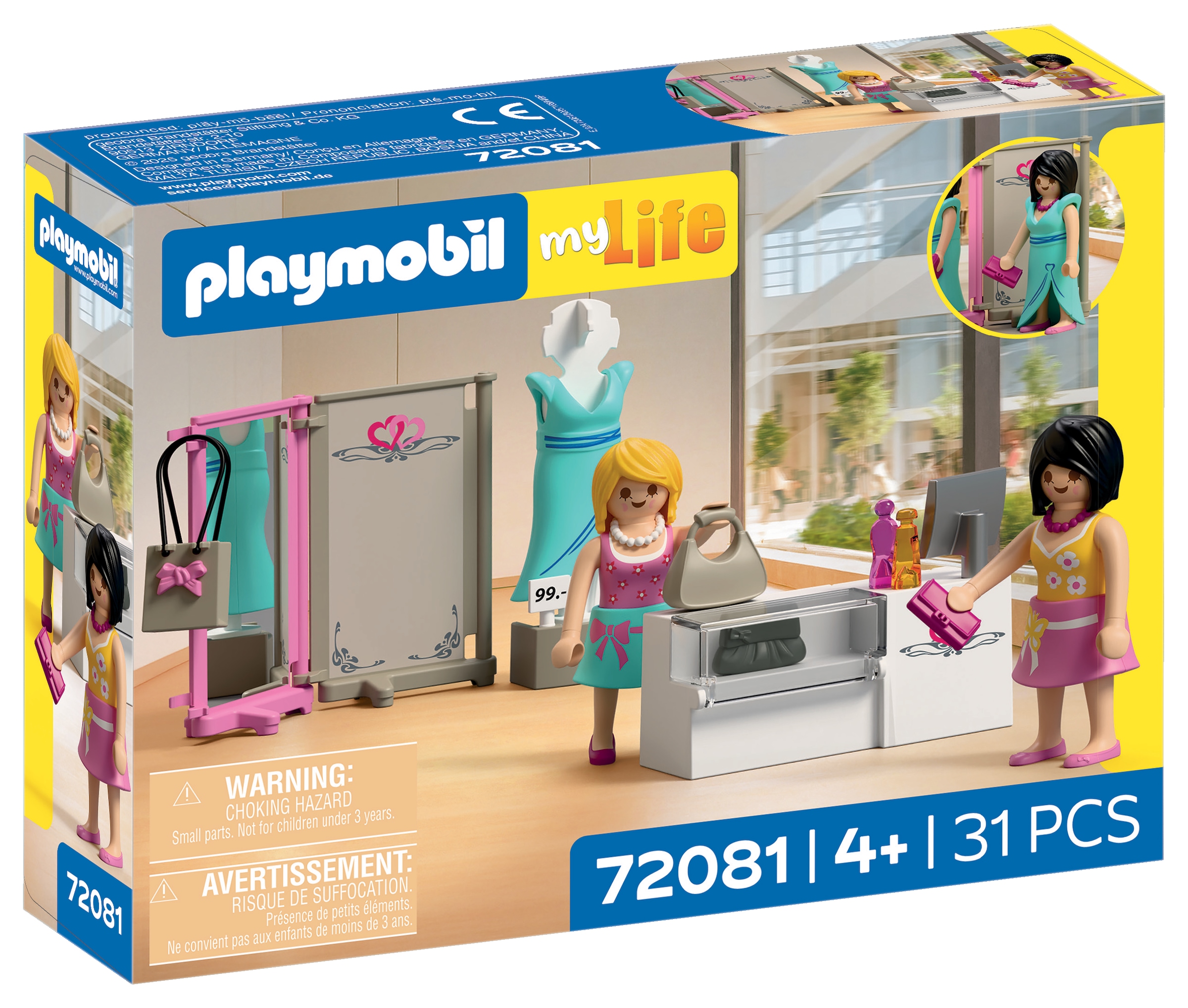 Playmobil® Jeu de construction »Modeboutique (72081), My Life« Made in Europe
