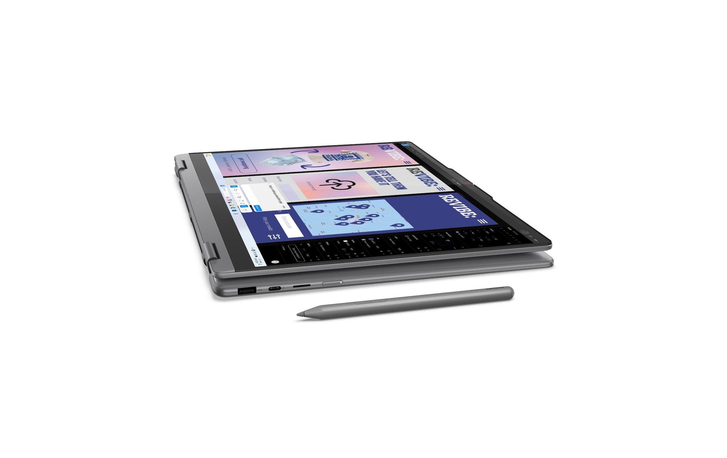 Lenovo Ordinateur portable »Notebook Yoga 7 2-in-1 16ILL10 Copilot+ PC (Intel)« / 16 ″ Intel Core Ultra 7 1.000 Go SSD NPU intégrée (Neural Processing Unit)
