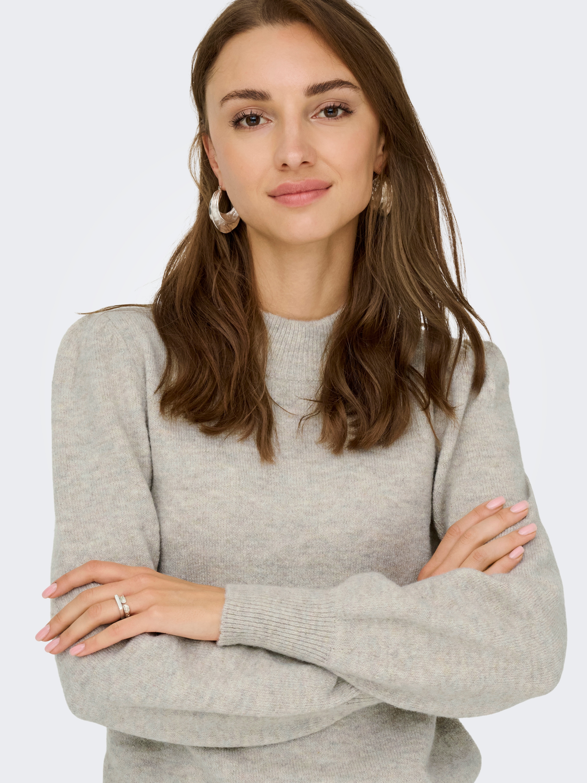 JDY Stehkragenpullover »JDYRUE LIFE L/S PULLOVER KNT NOOS«