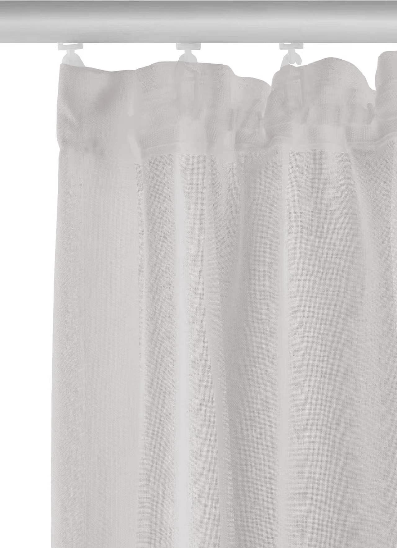 GOODproduct Rideau »TENDER« Bande volante 1 cuis tlg. Aspect lin structuré, monochrome, best-seller