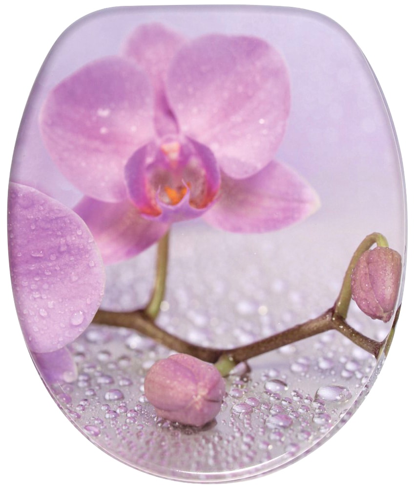 Sanilo Badaccessoire-Set »Blooming« bestehend aus WC-Sitz, Badteppich und Waschbeckenstöpsel