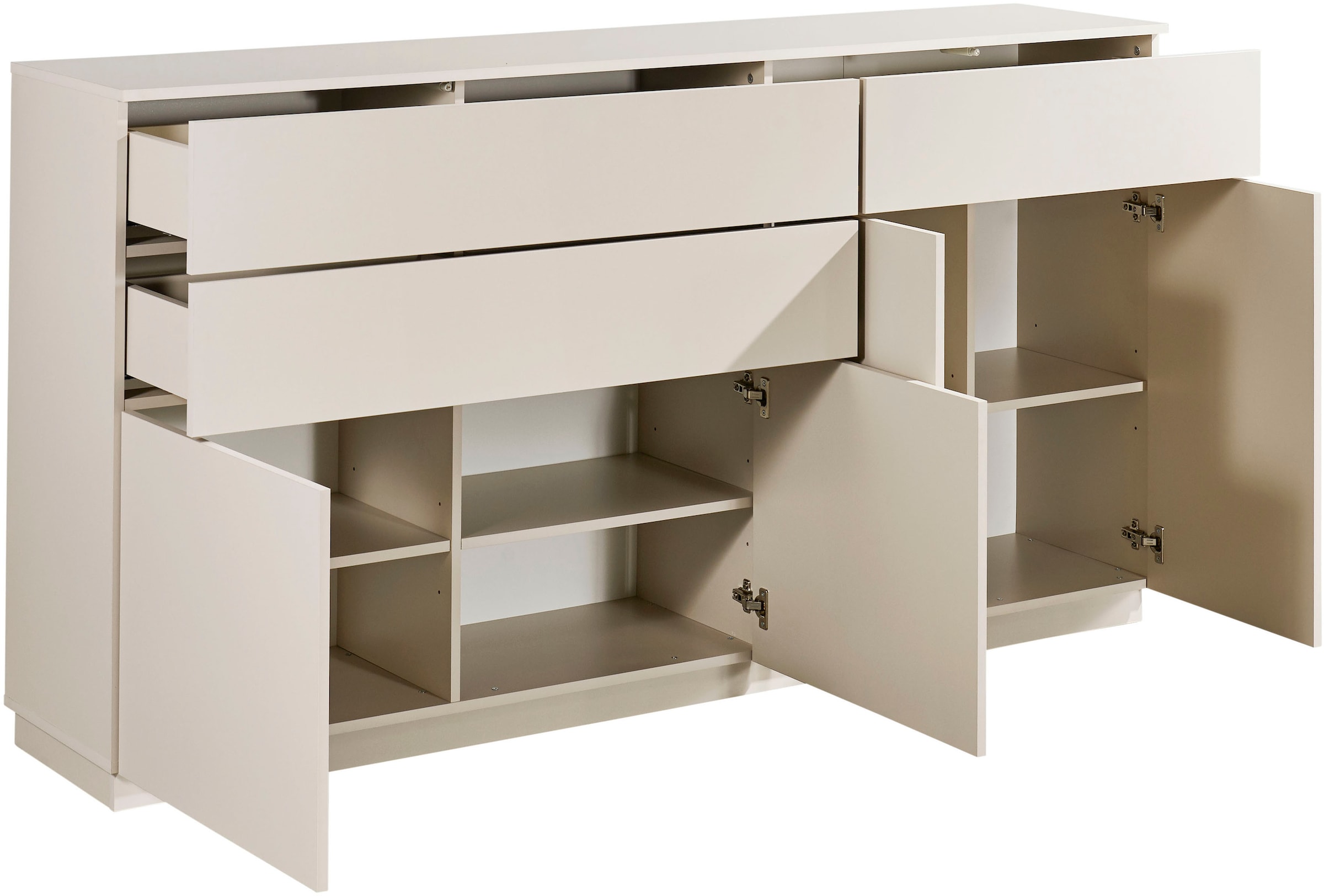 HBZ Sideboard »Vince Sideboard, B/H/T 191x100x38 cm« 1 cuis tlg. Breite 191 cm, Push-to Open, Melaminbeschichtung