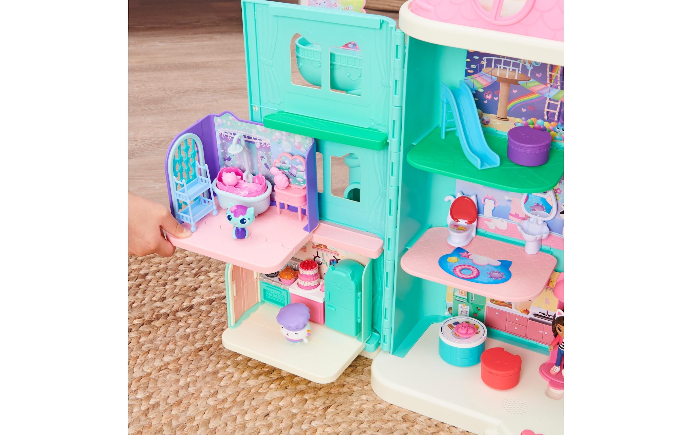 Spin Master Spielwelt »Gabby's Dollhouse MerCats Badezimmer Deluxe Rooms«