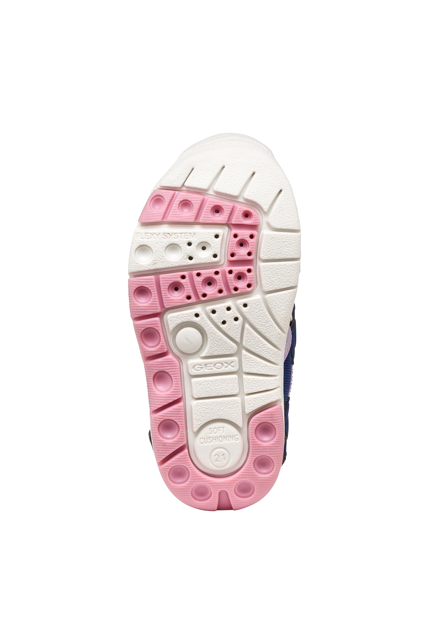 Geox Lauflernschuh »B SANDAL MULTY GIRL«  Babyschuh, Sommerschuh, Klettschuh, Grössenschablone zum Download