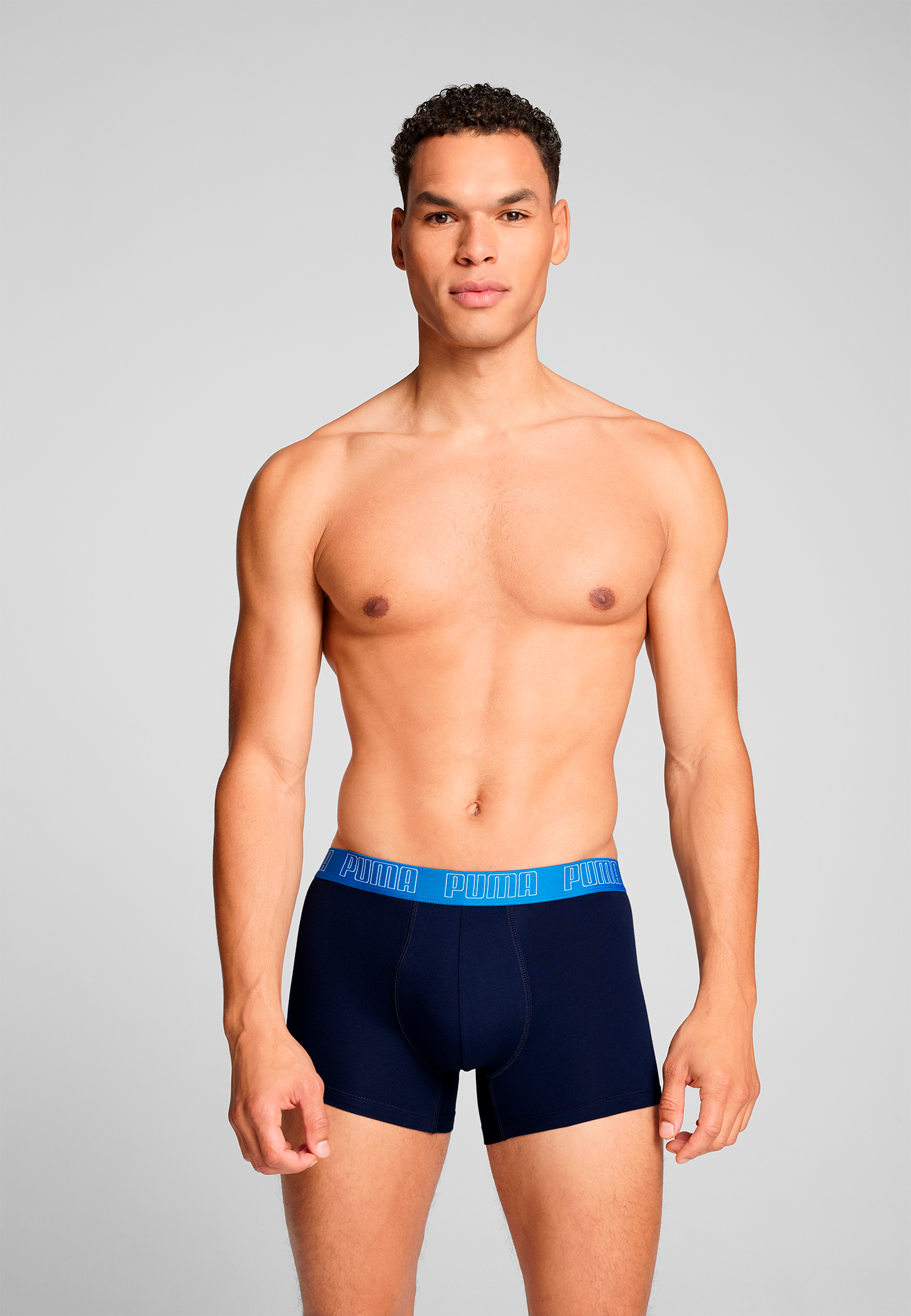 PUMA Hipster »PUMA MEN EVERYDAY TRUNKS 2P« Packung, 2er-Pack,  mit kontrastfarbigem Webbund
