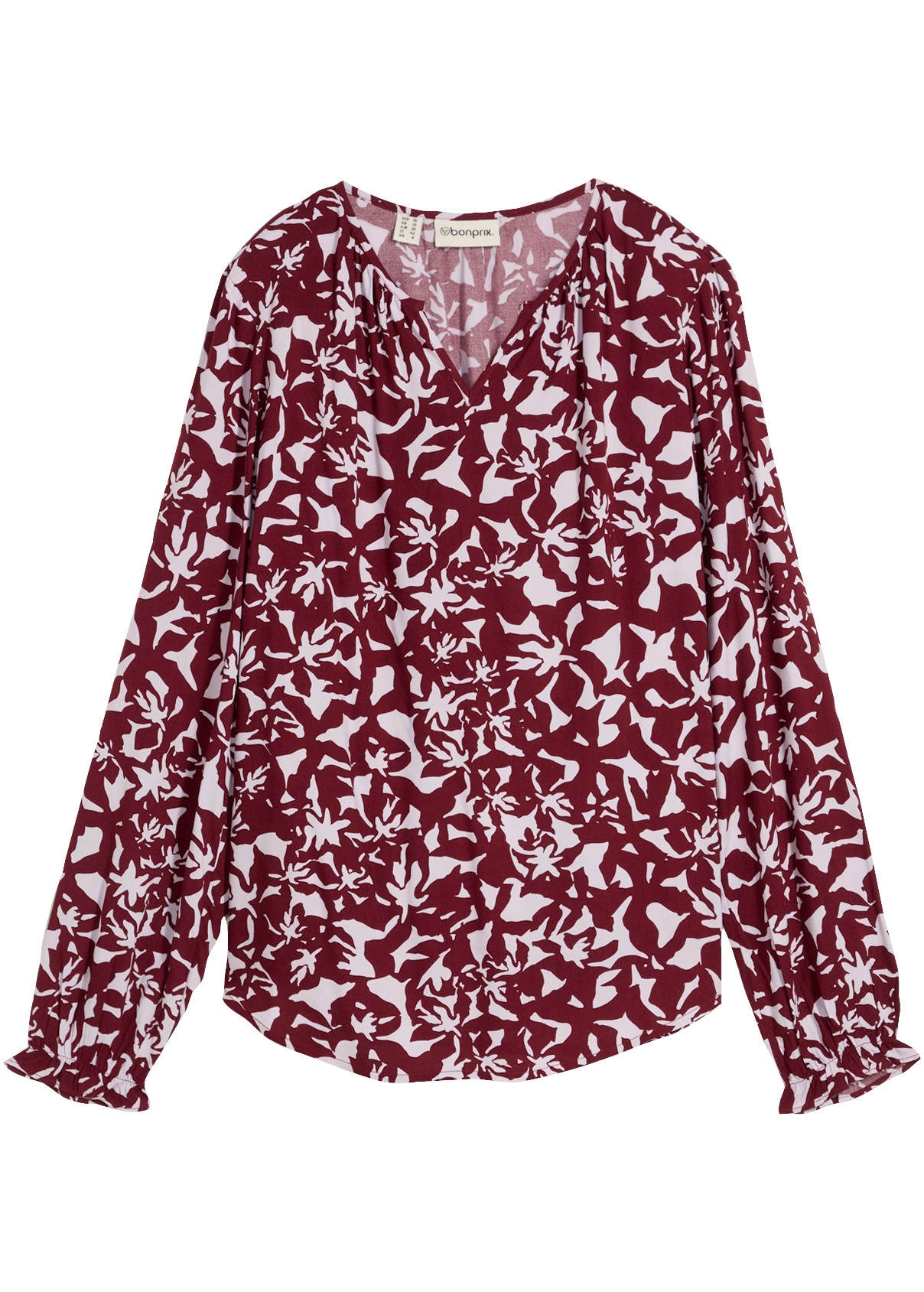 bonprix Tunika luftige Tunikabluse, aus weicher Viskose, Loose Fit, im Casual-Stil