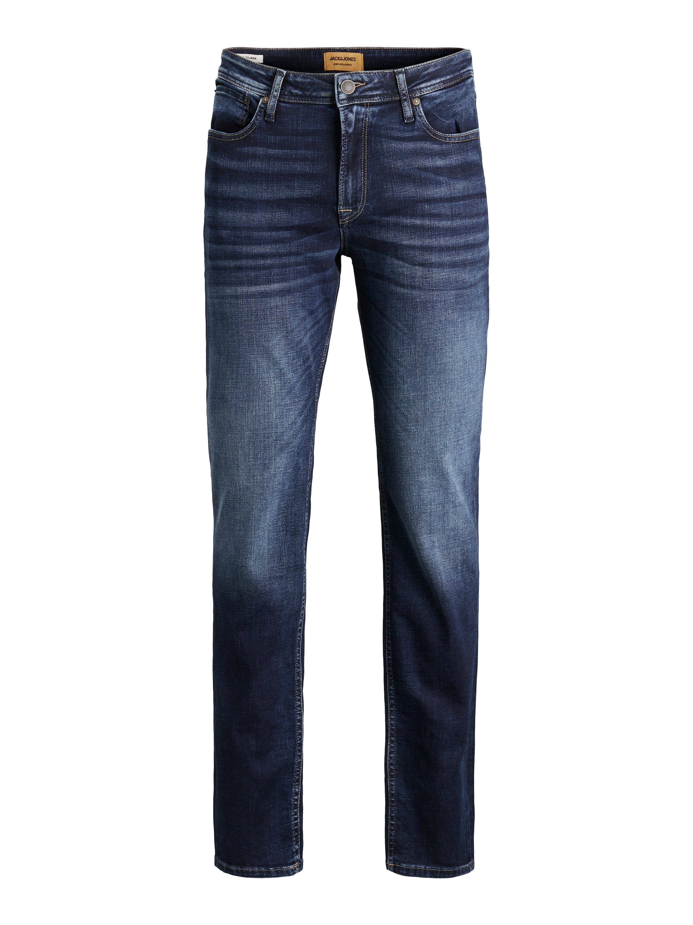 Jack & Jones Jeans coupe régulière »JJICLARK mit Used-Look und Stretch für den Alltag« mit Abriebeffekten