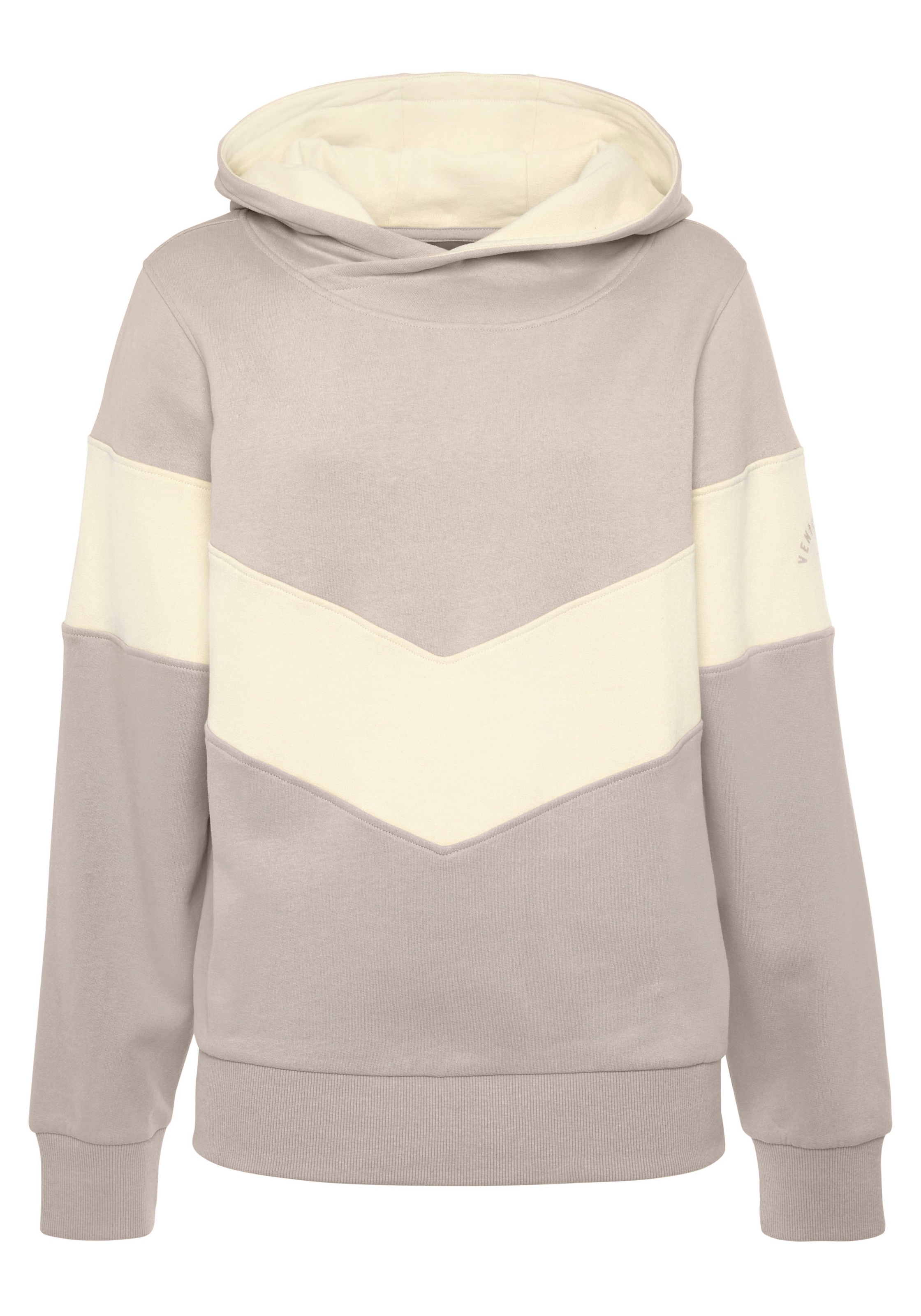 Venice Beach Kapuzensweatshirt mit Colorblock-Optik, sportlicher Hoodie