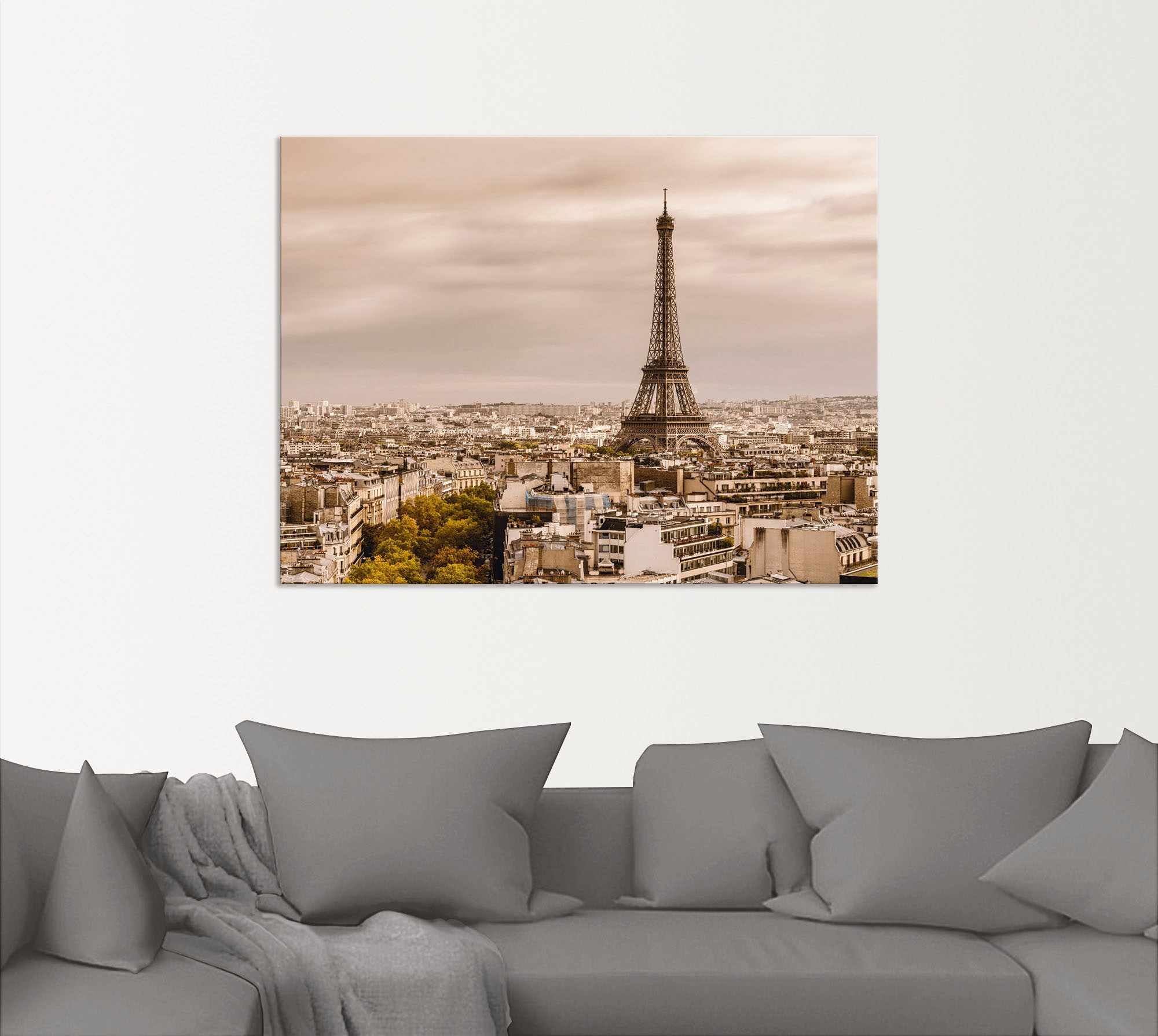 Artland Wandbild »Paris Eiffelturm I« Frankreich 1 Stk. tlg. als Alubild, Outdoorbild, Leinwandbild, Wandaufkleber, versch. Grössen