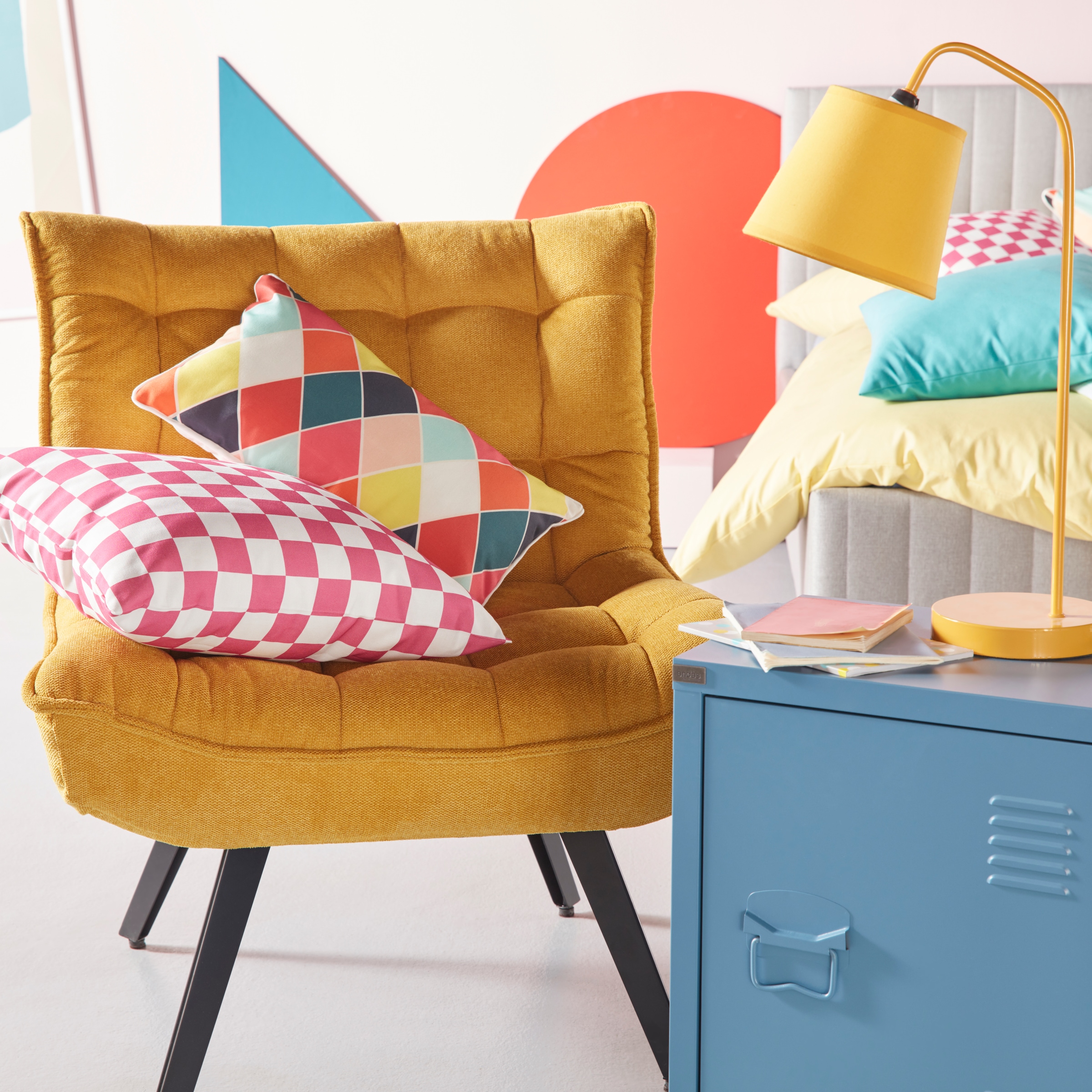 H.O.C.K. Coussin décoratif »Diamond« Kissenhülle mit Füllung, 1 Stück, 50/30 cm