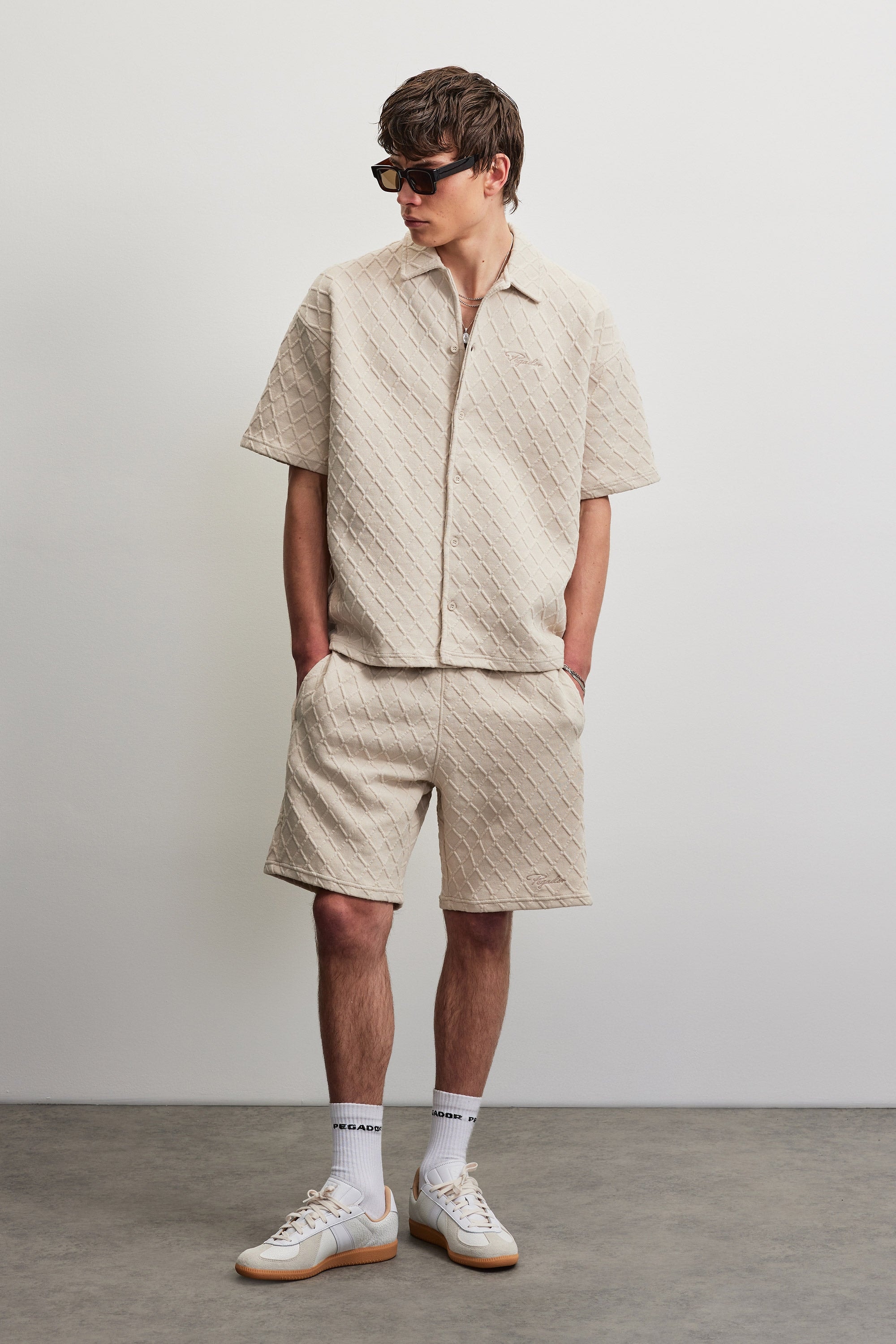 PEGADOR Chemise à manches courtes »JOVREN STRUCTURED SHIRT«
