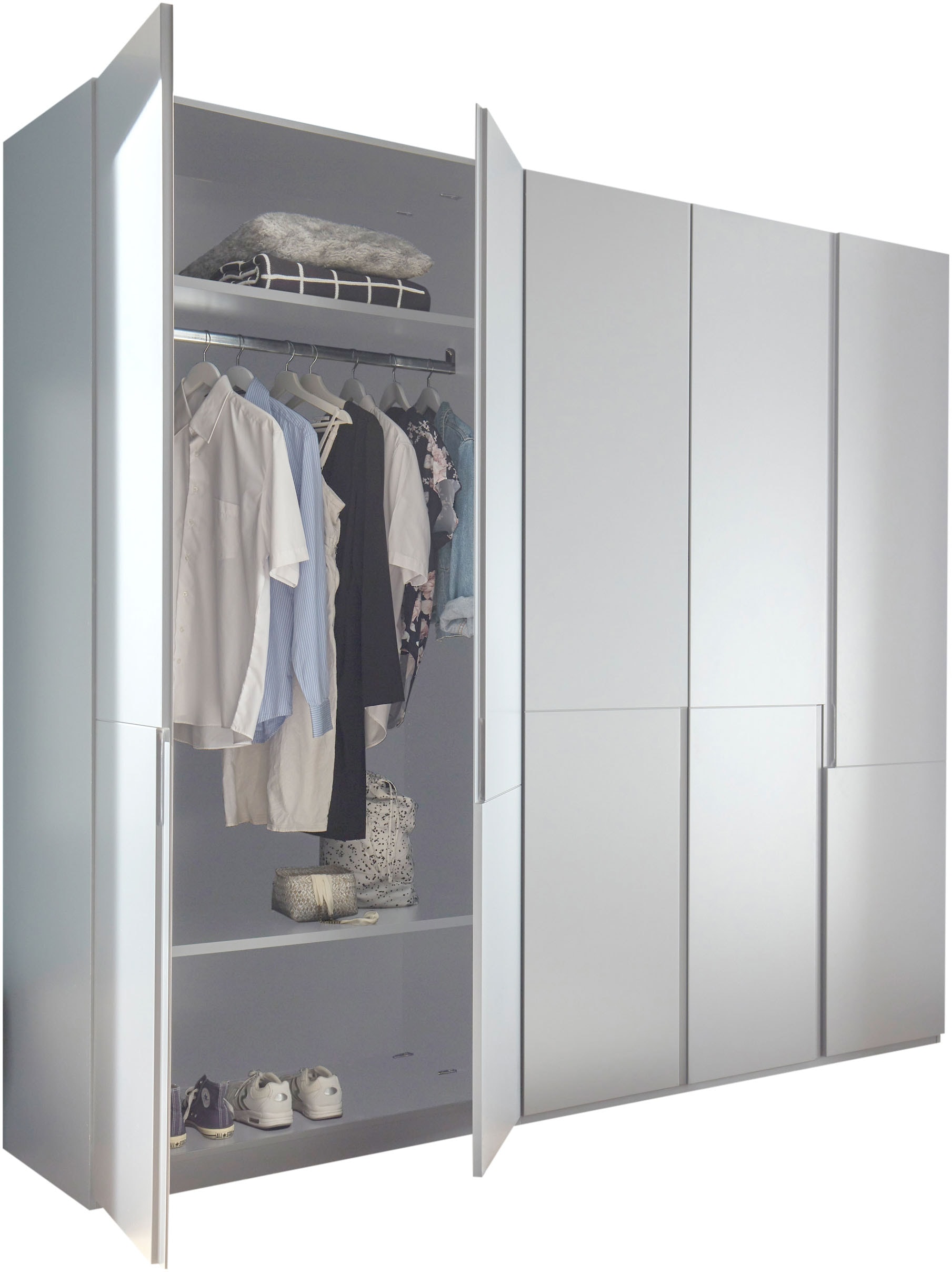 Schlafkontor Armoires à vêtements »Ineo« weiss matt, Schlafzimmerschrank wahlweise in 2 Grössen