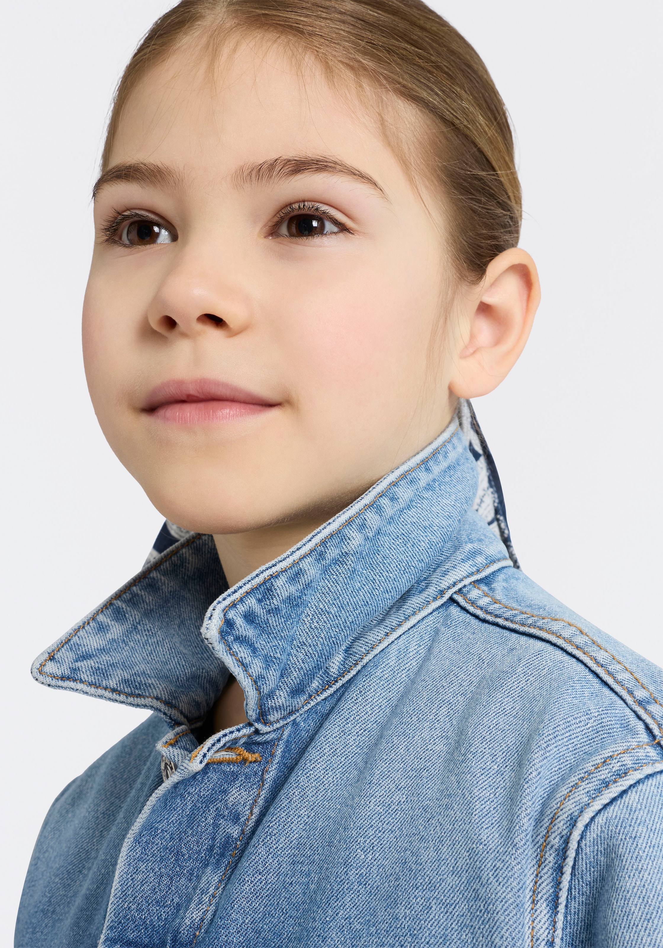 Calvin Klein Jeans Jeansjacke ohne Kapuze Regular fit, für Kinder bis 16 Jahre