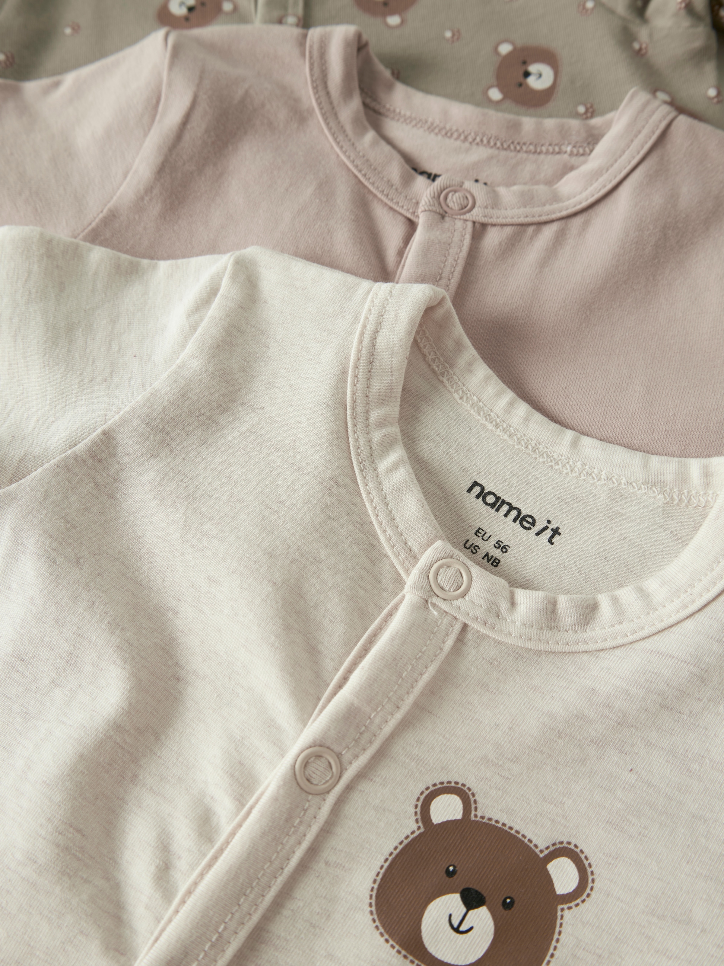 Name It Combinaison de sommeil »NBNNIGHTSUIT 3P AOP NOOS« Packung, 3 cuis