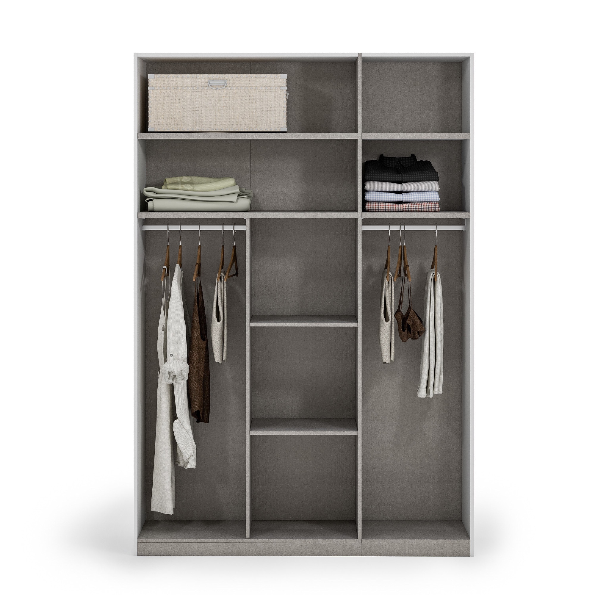 INOSIGN Inneneinteilung »Schrankinneneinteiler- Zubehör für Kleiderschränke Ametista-Rubino« 1 Stk. tlg. inklusiv ein Seitenteil und 2 Einlegeböden