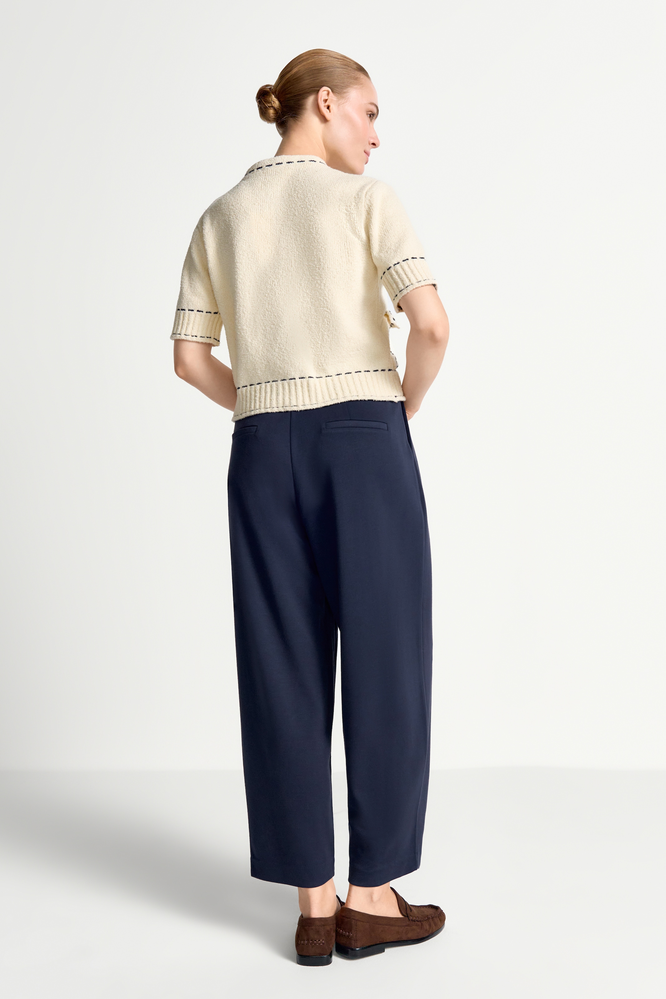 RICHROYAL Pantalon à pinces  im Barrel-Fit