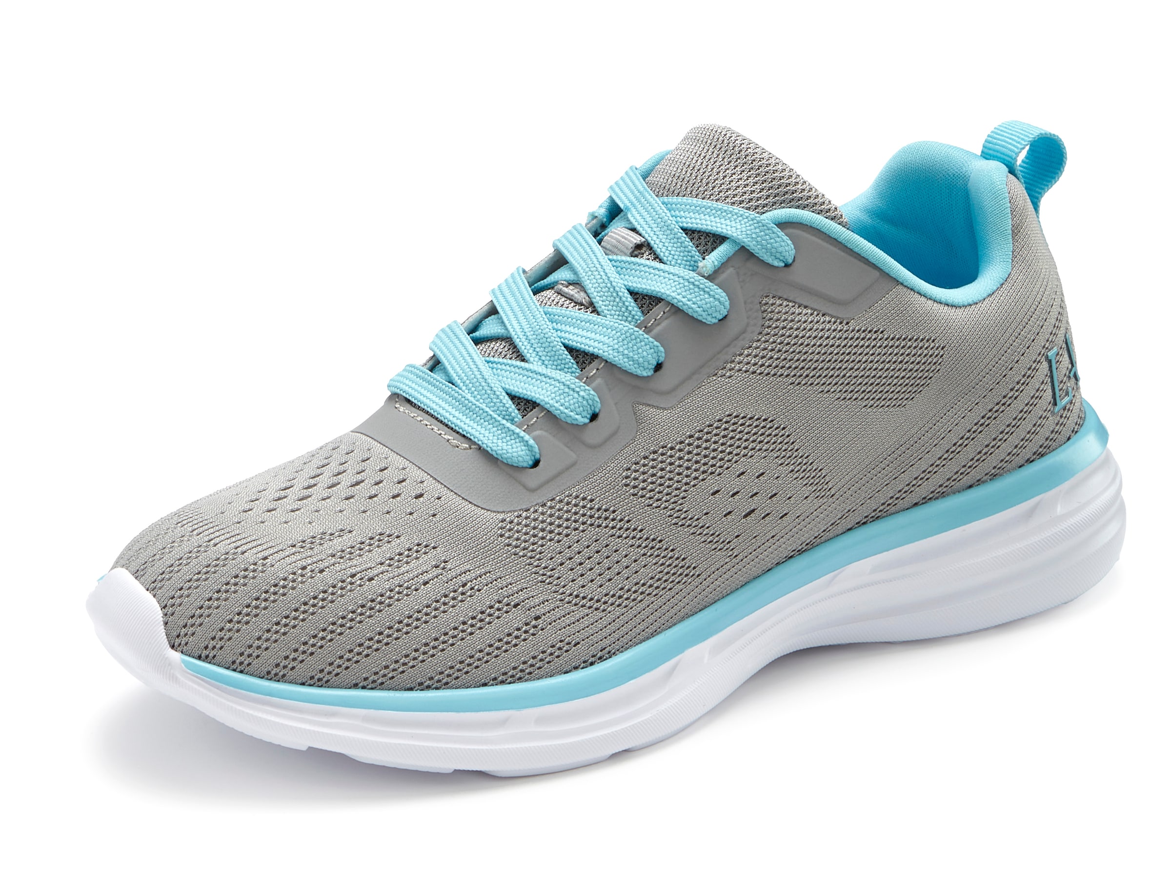 LASCANA Sneaker »Freizeitschuh, Halbschuh, Turnschuhe,«  mit farbigen Details im sportiven Look VEGAN