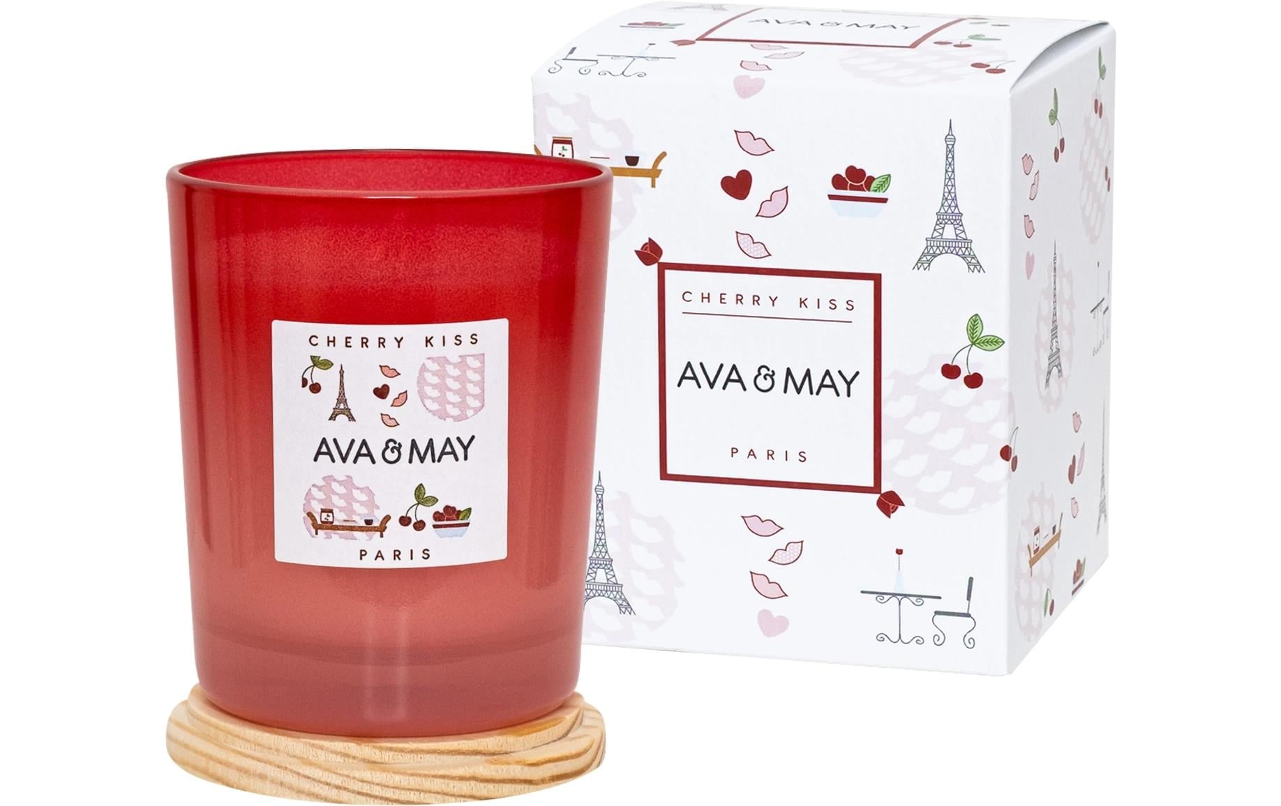 AVA & MAY Bougie parfumée »Cherry Kiss 180 g«