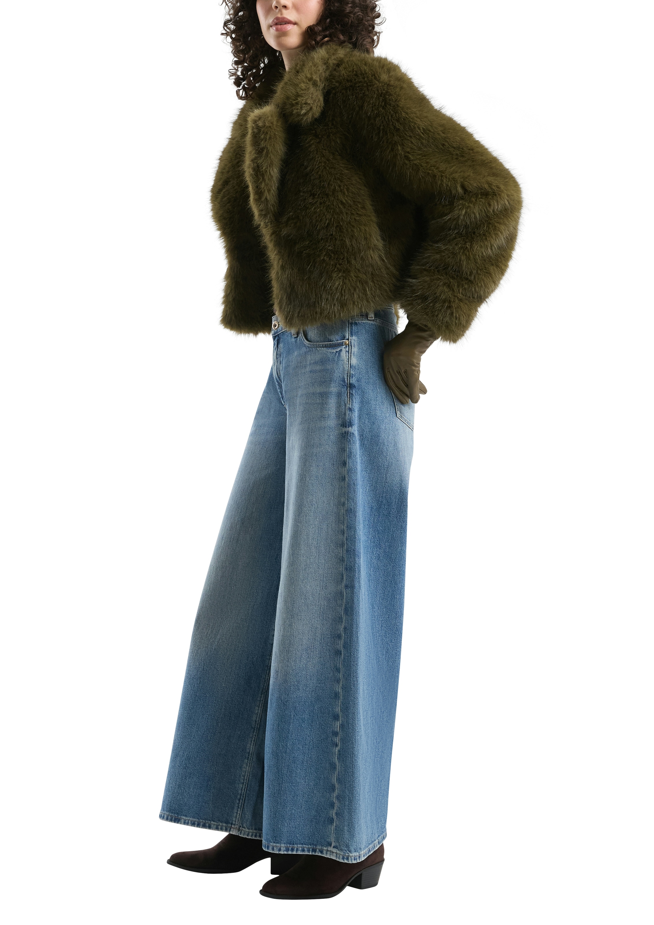 QS Weite Jeans im Five-Pocket Style