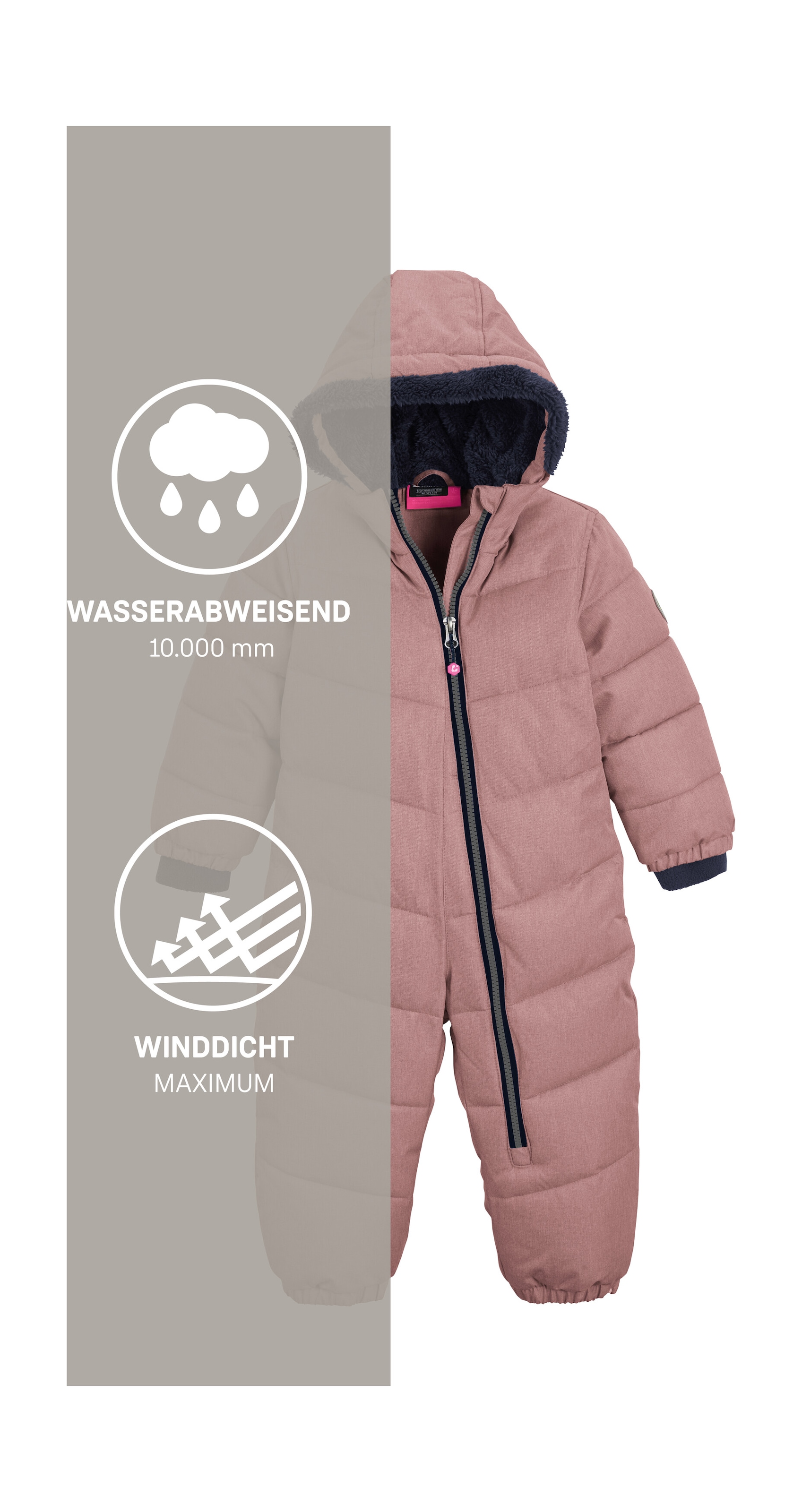 Killtec Combinaison de neige »Karter Mini« combinaison de ski : déperlante, coupe-vent, chaude, facile à enfiler